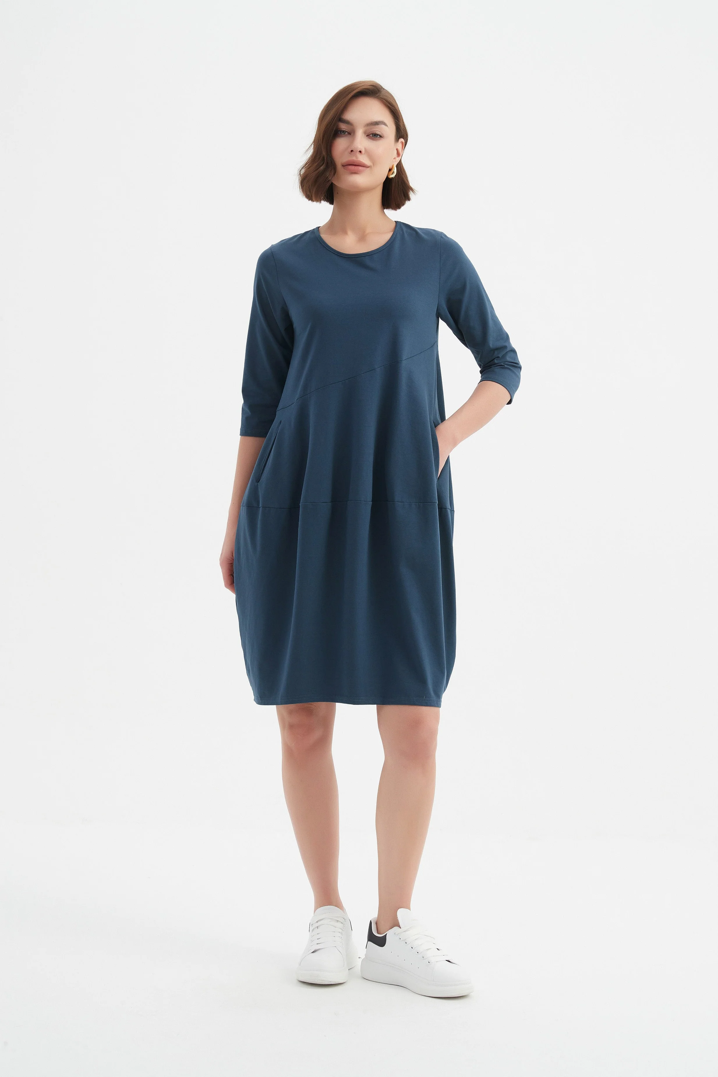PETITE DIAGONAL SEAM WINTER DRESS - Image 20