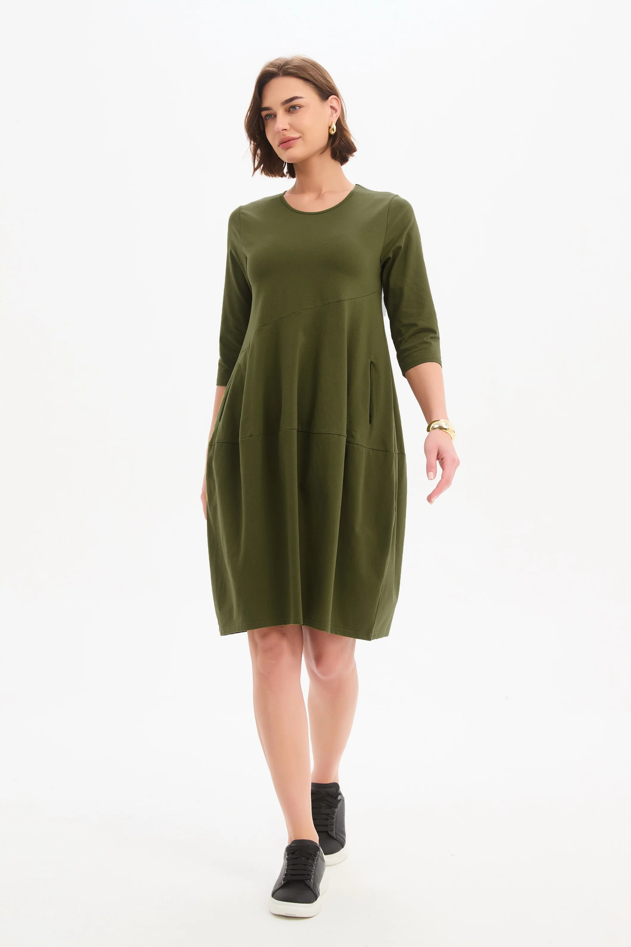 PETITE DIAGONAL SEAM WINTER DRESS - Image 4
