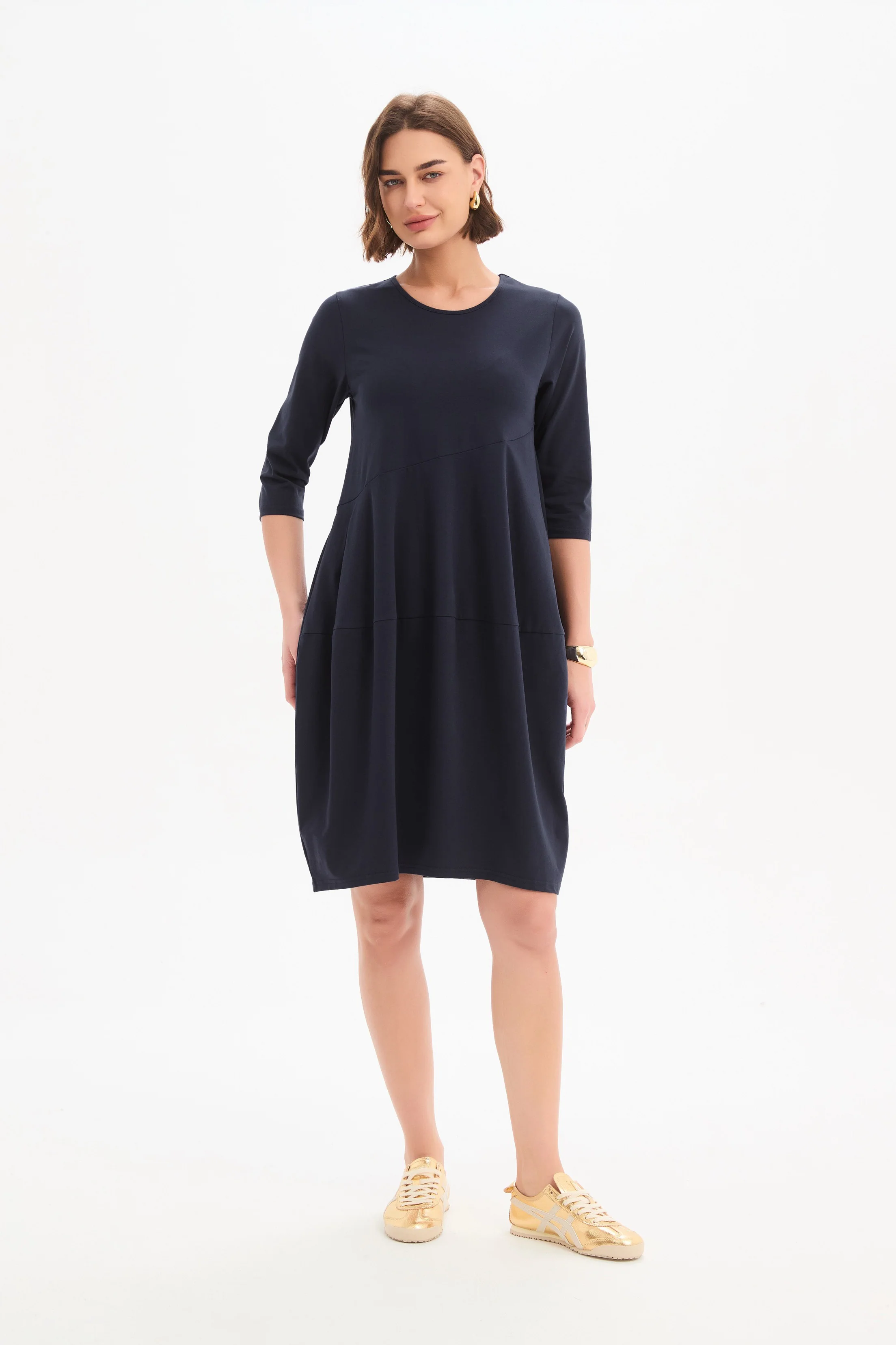 PETITE DIAGONAL SEAM WINTER DRESS - Image 5