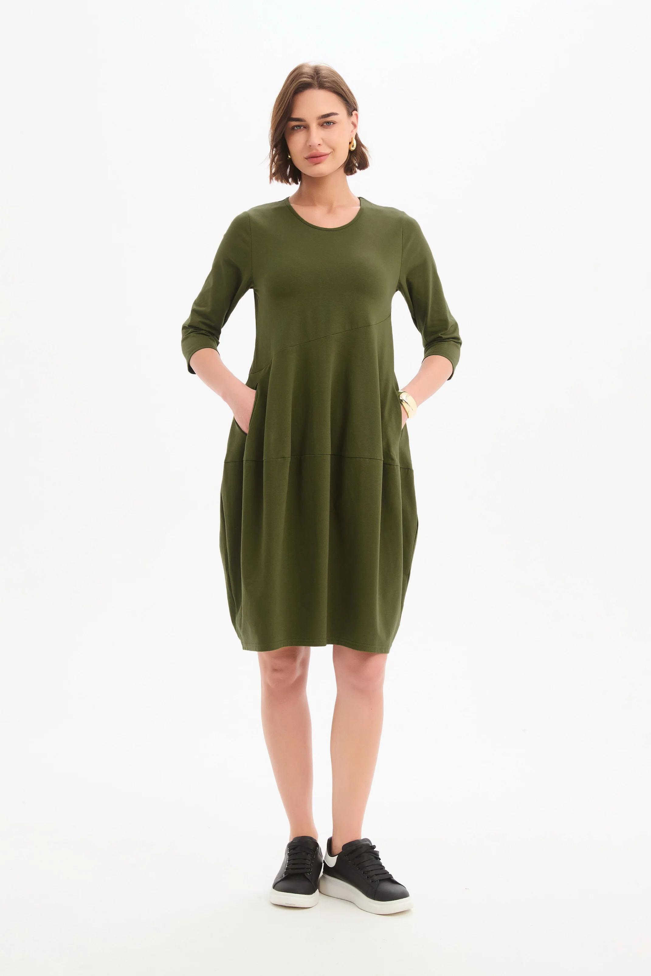 PETITE DIAGONAL SEAM WINTER DRESS - Image 6