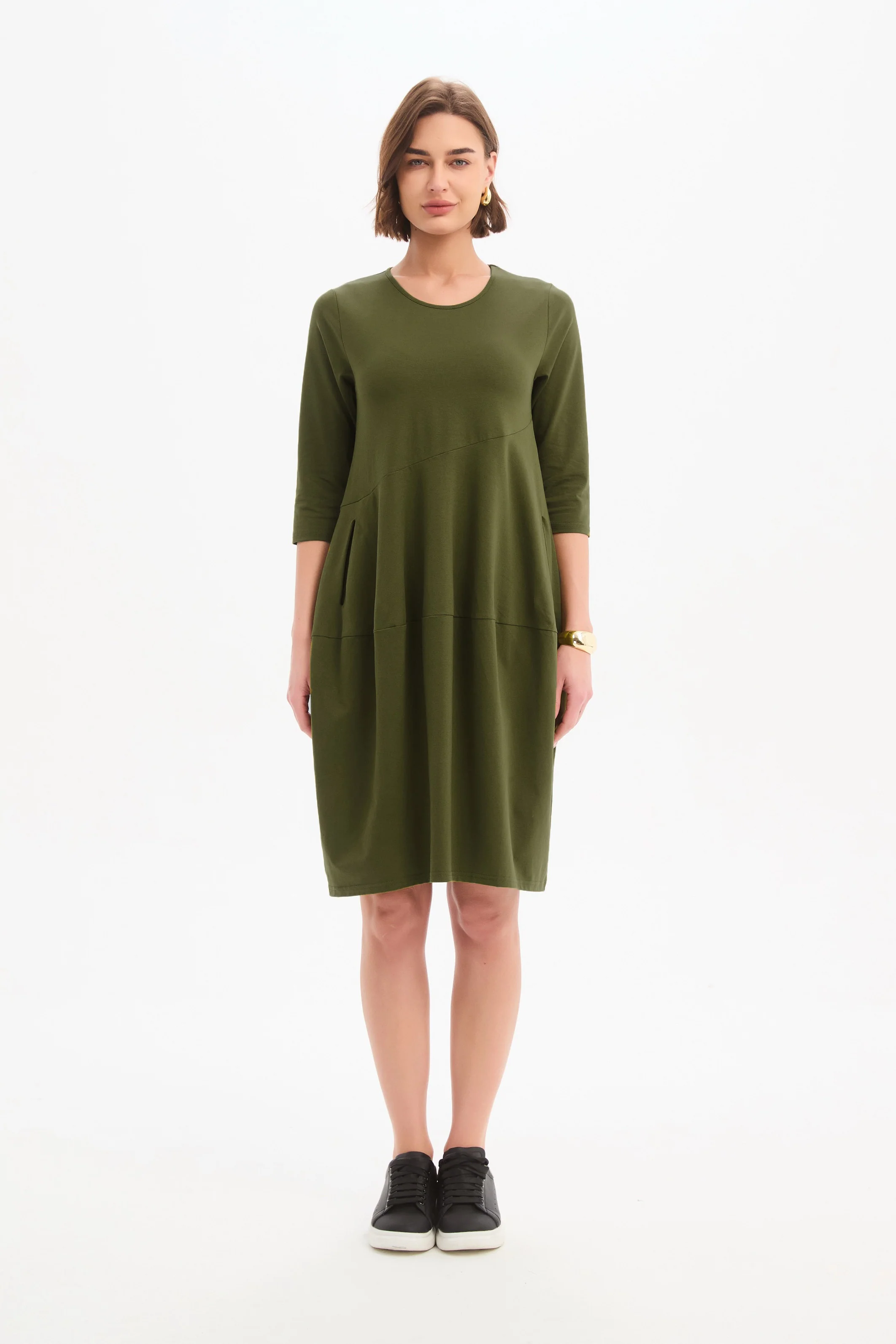 PETITE DIAGONAL SEAM WINTER DRESS - Image 7