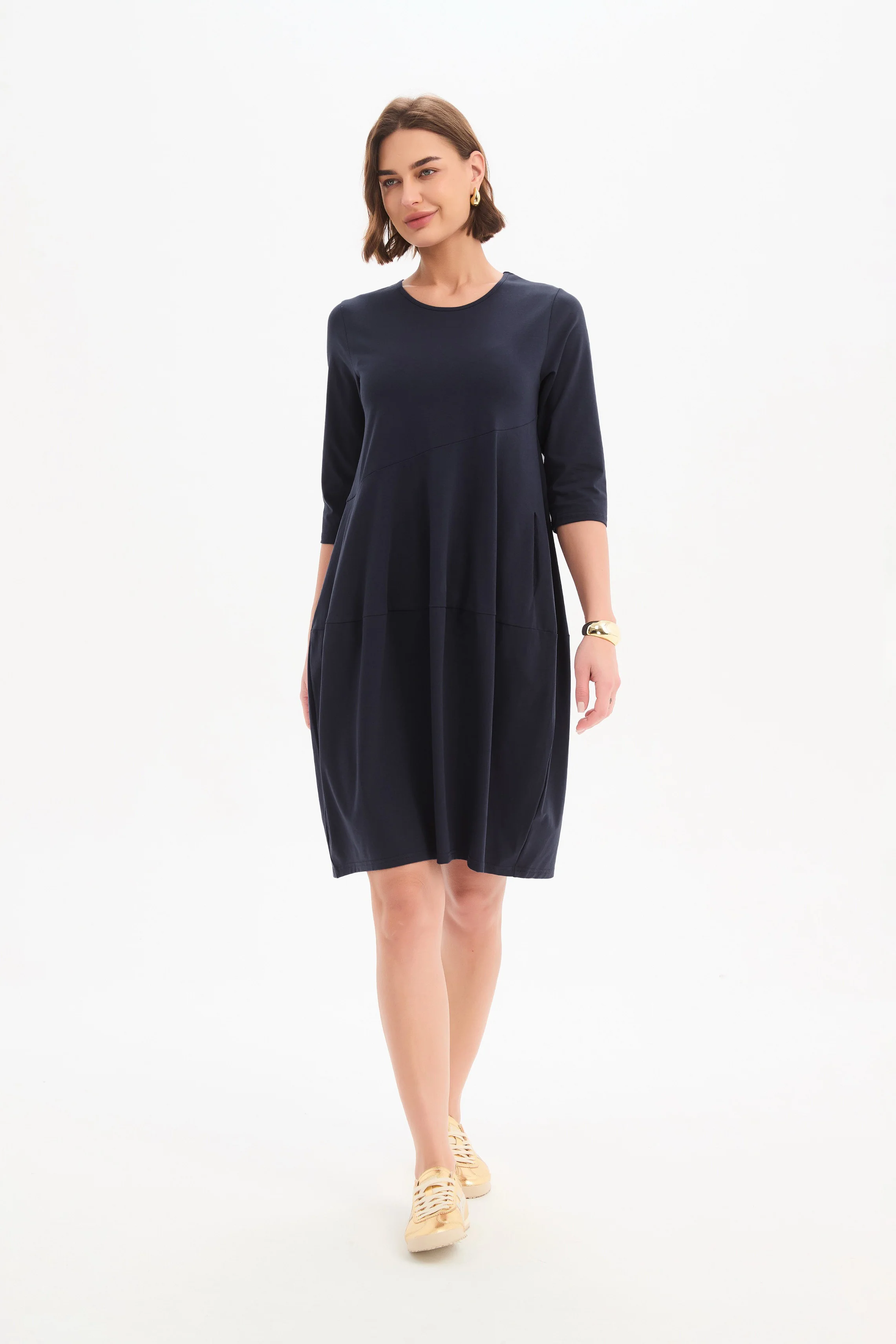 PETITE DIAGONAL SEAM WINTER DRESS - Image 9