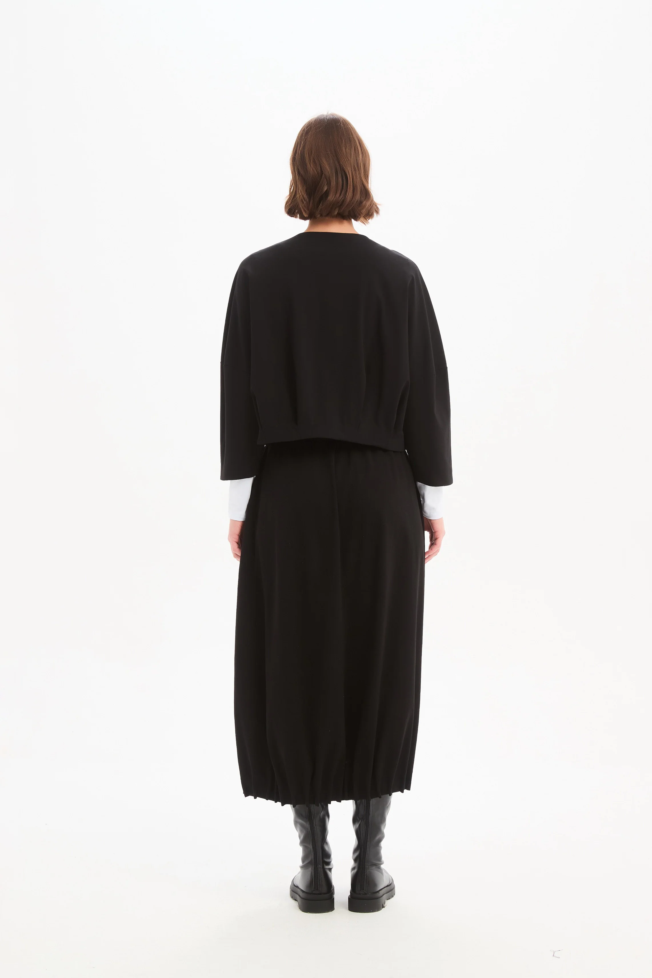 PLEAT HEM CROP CARDIGAN - Image 5