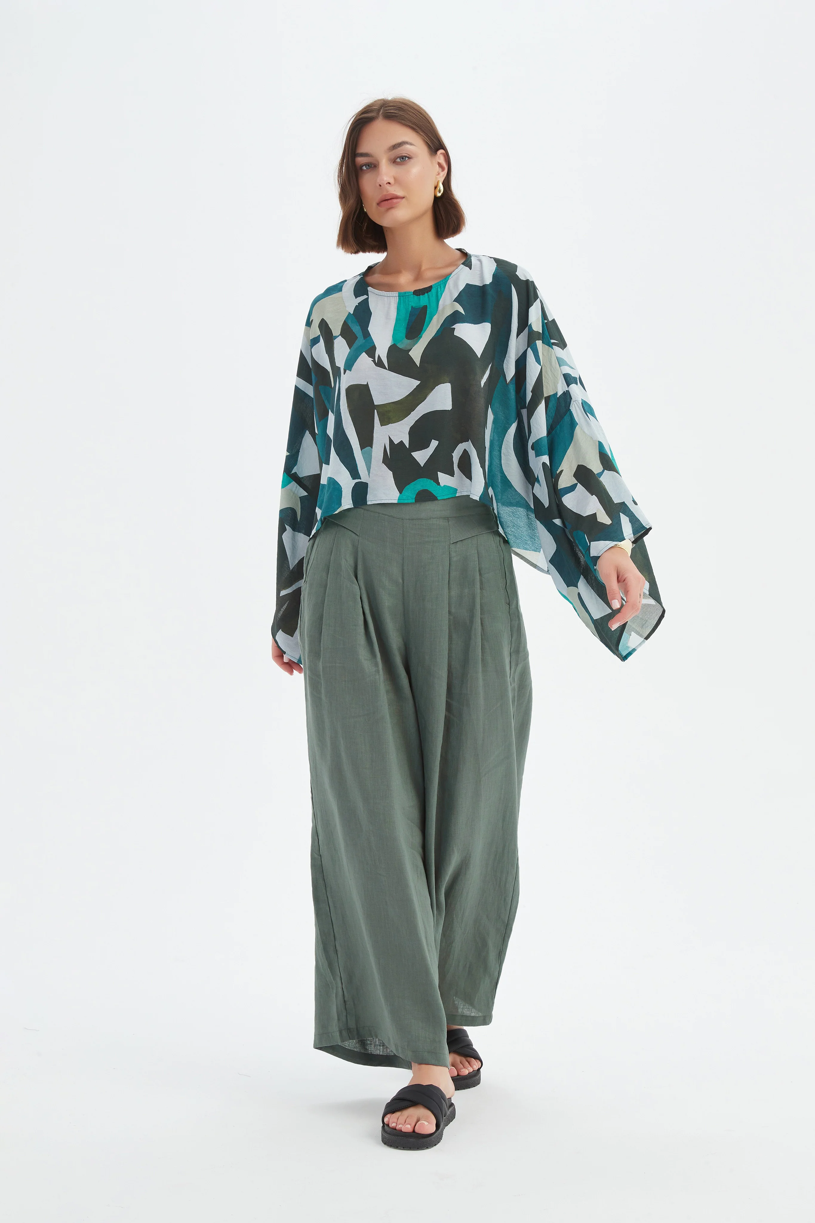 PRINT OVERSIZED LAYER TOP - Image 3