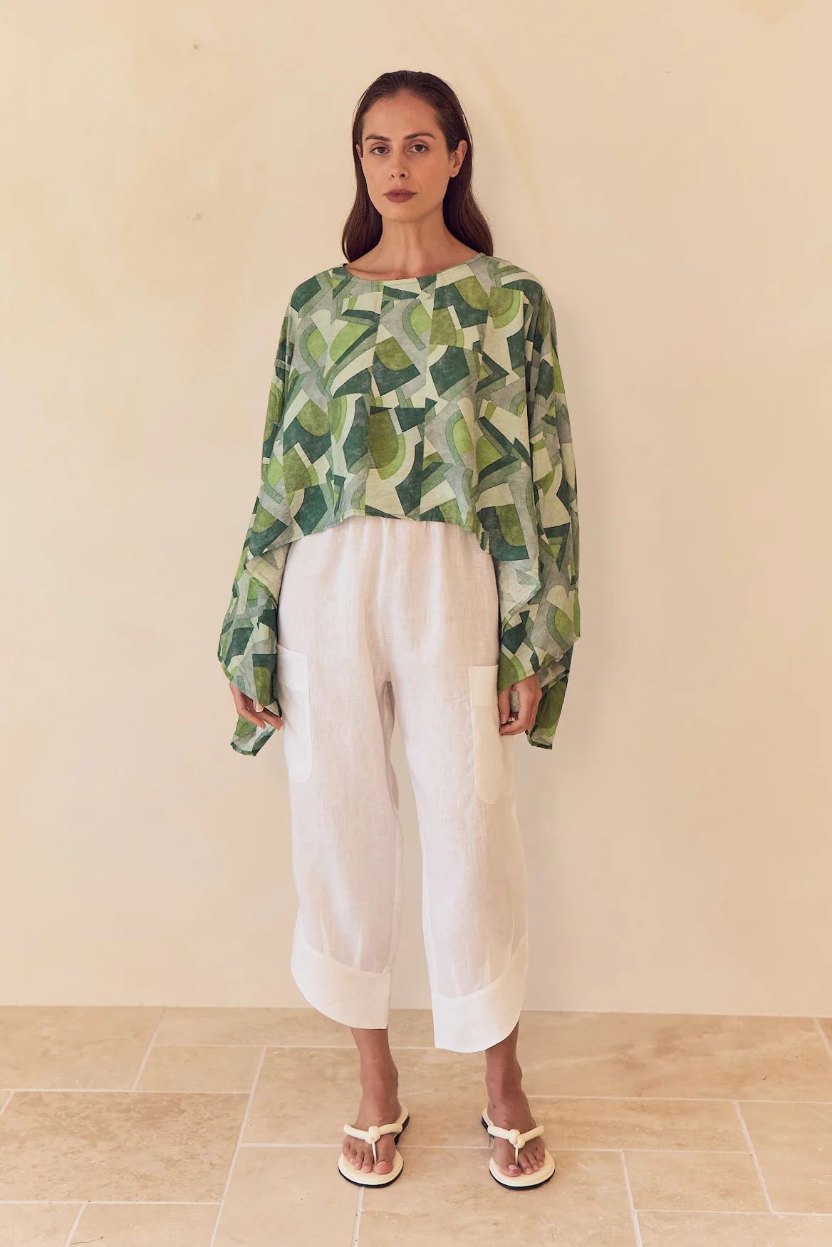 PRINT OVERSIZED LAYER TOP - Image 8