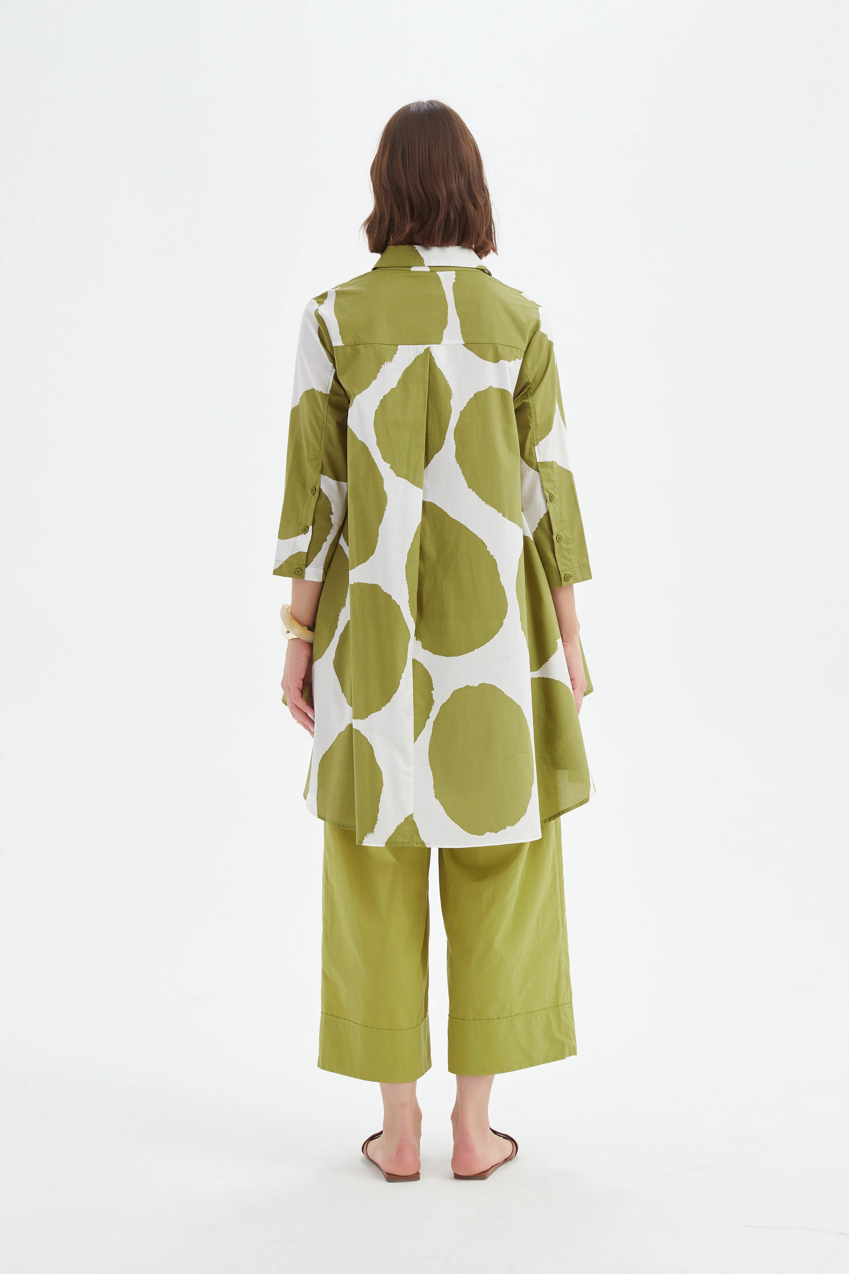 SPOT PRINT SWING BACK SHIRT - Image 10