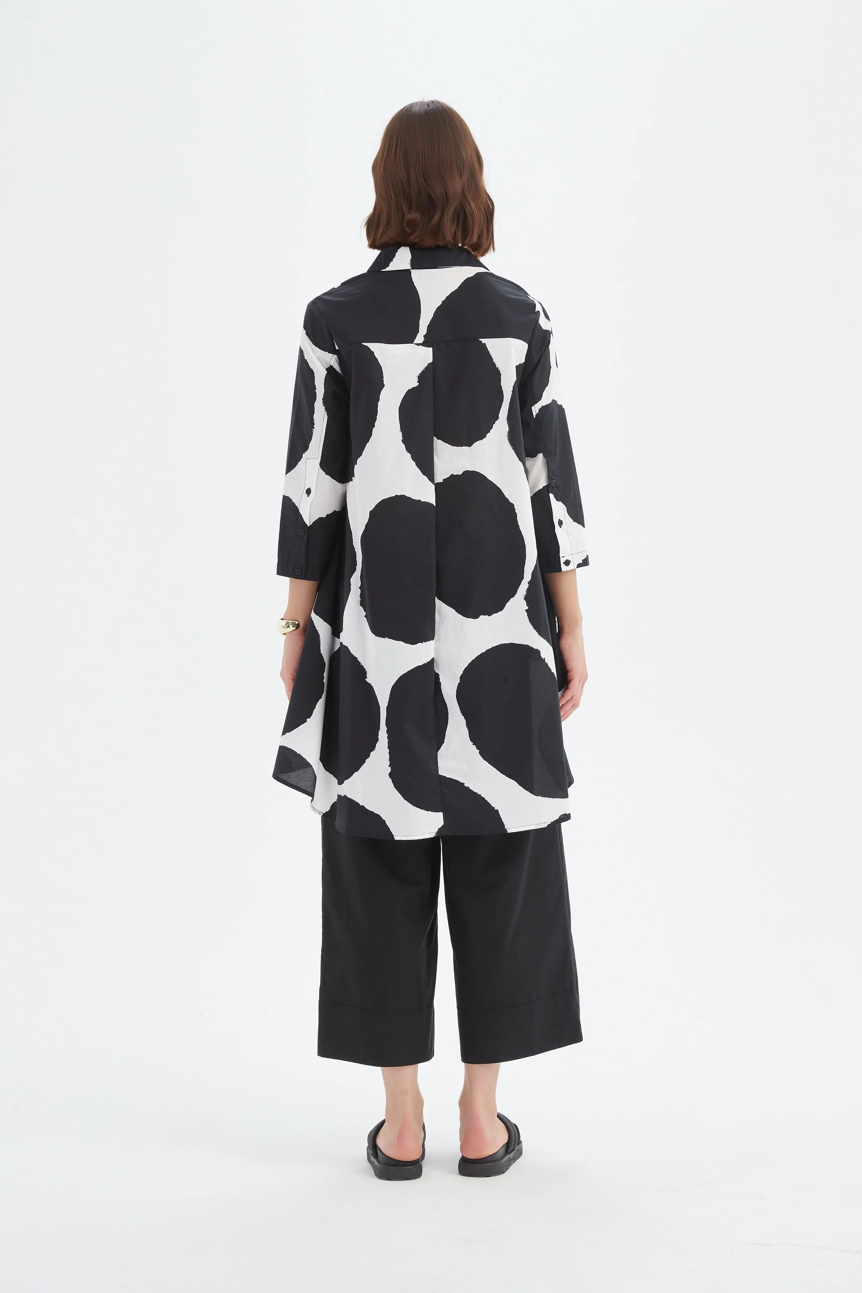 SPOT PRINT SWING BACK SHIRT - Image 5