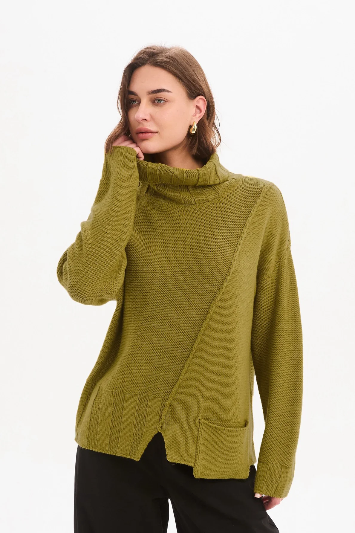 RAW SEAM DROP POCKET KNIT - Image 24