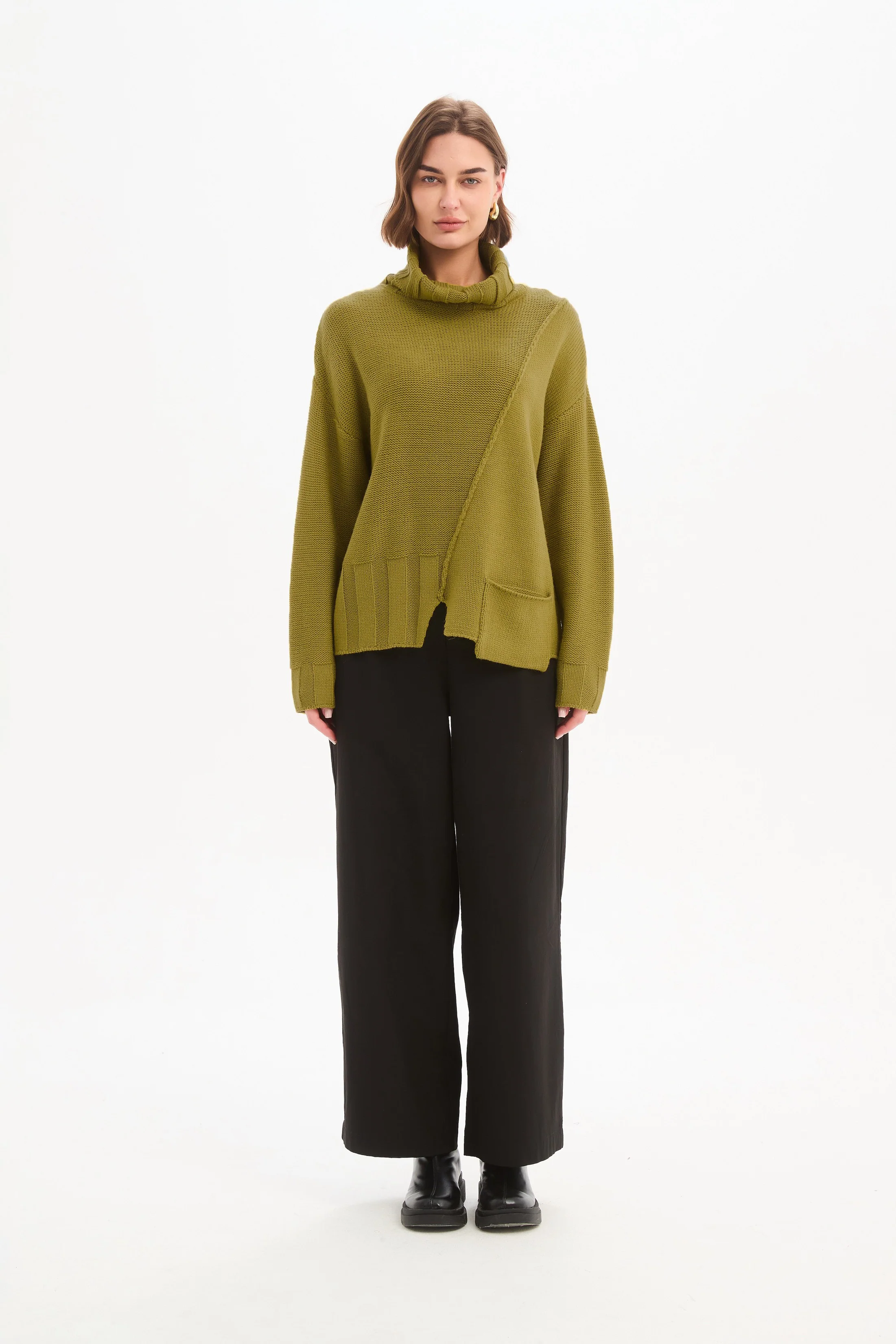 RAW SEAM DROP POCKET KNIT - Image 26