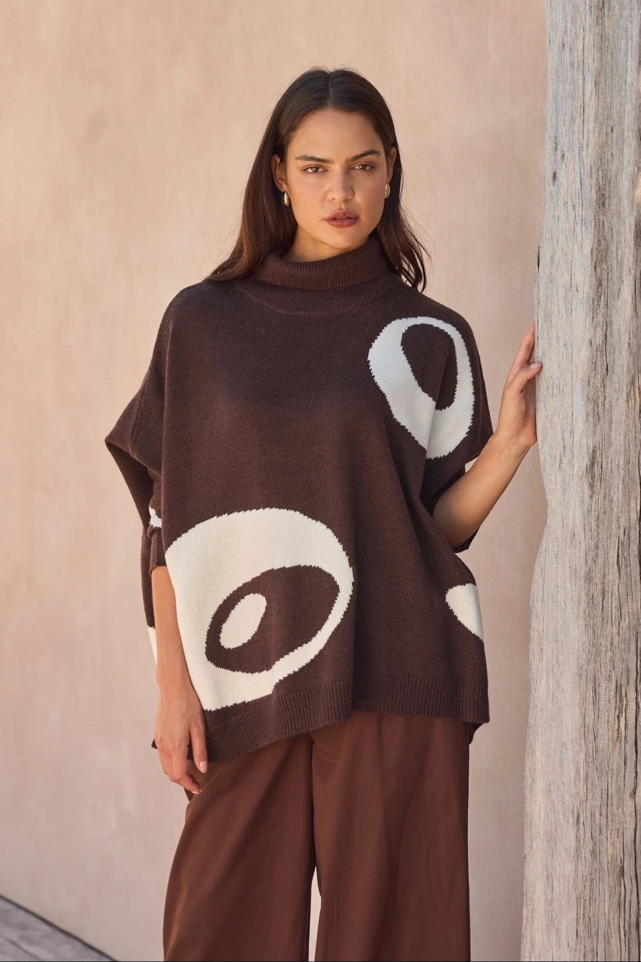 RETRO CIRCLE PRINT KNIT - Image 12