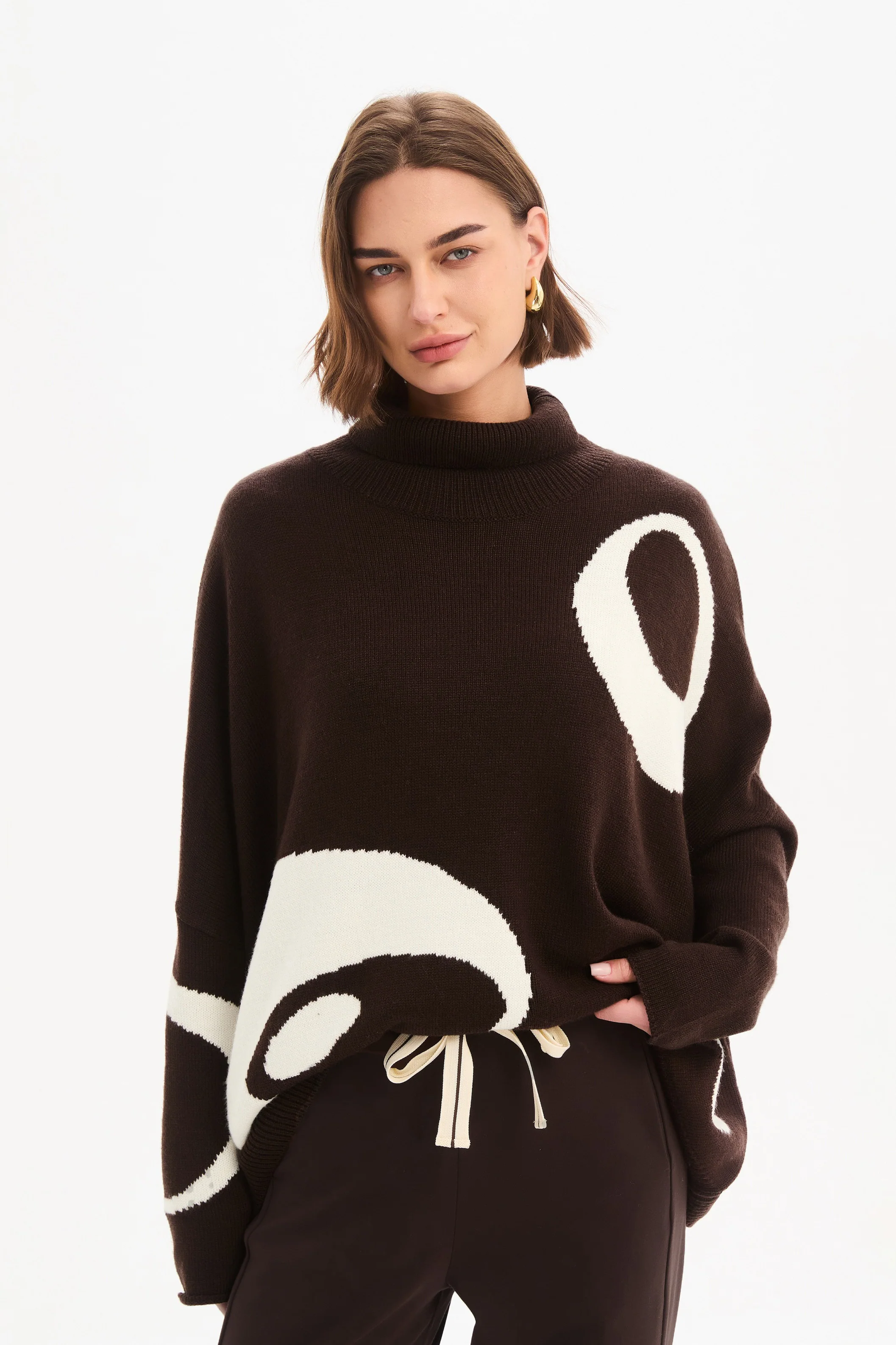 RETRO CIRCLE PRINT KNIT - Image 15