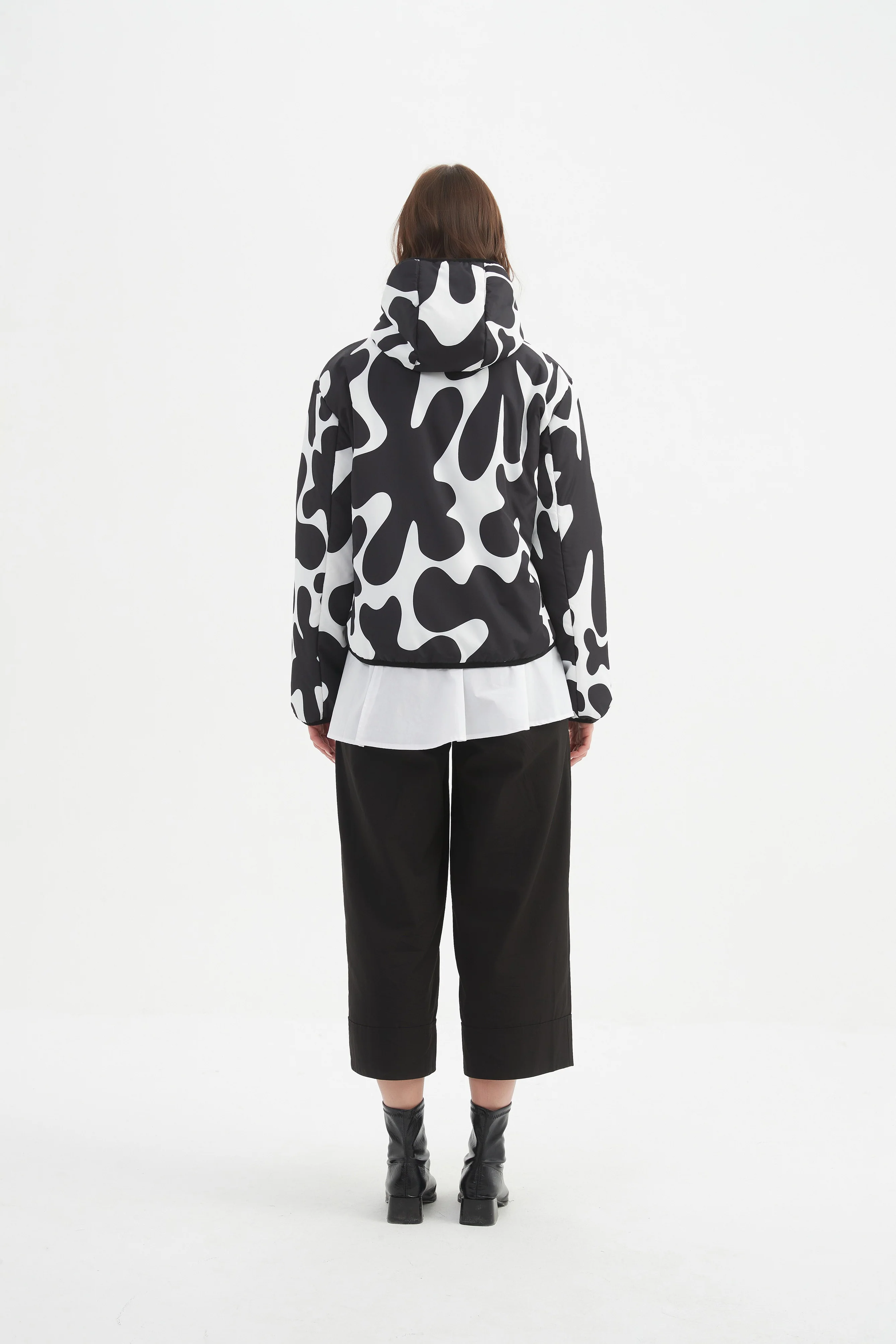 REVERSIBLE PRINT PUFFER JACKET - Image 5