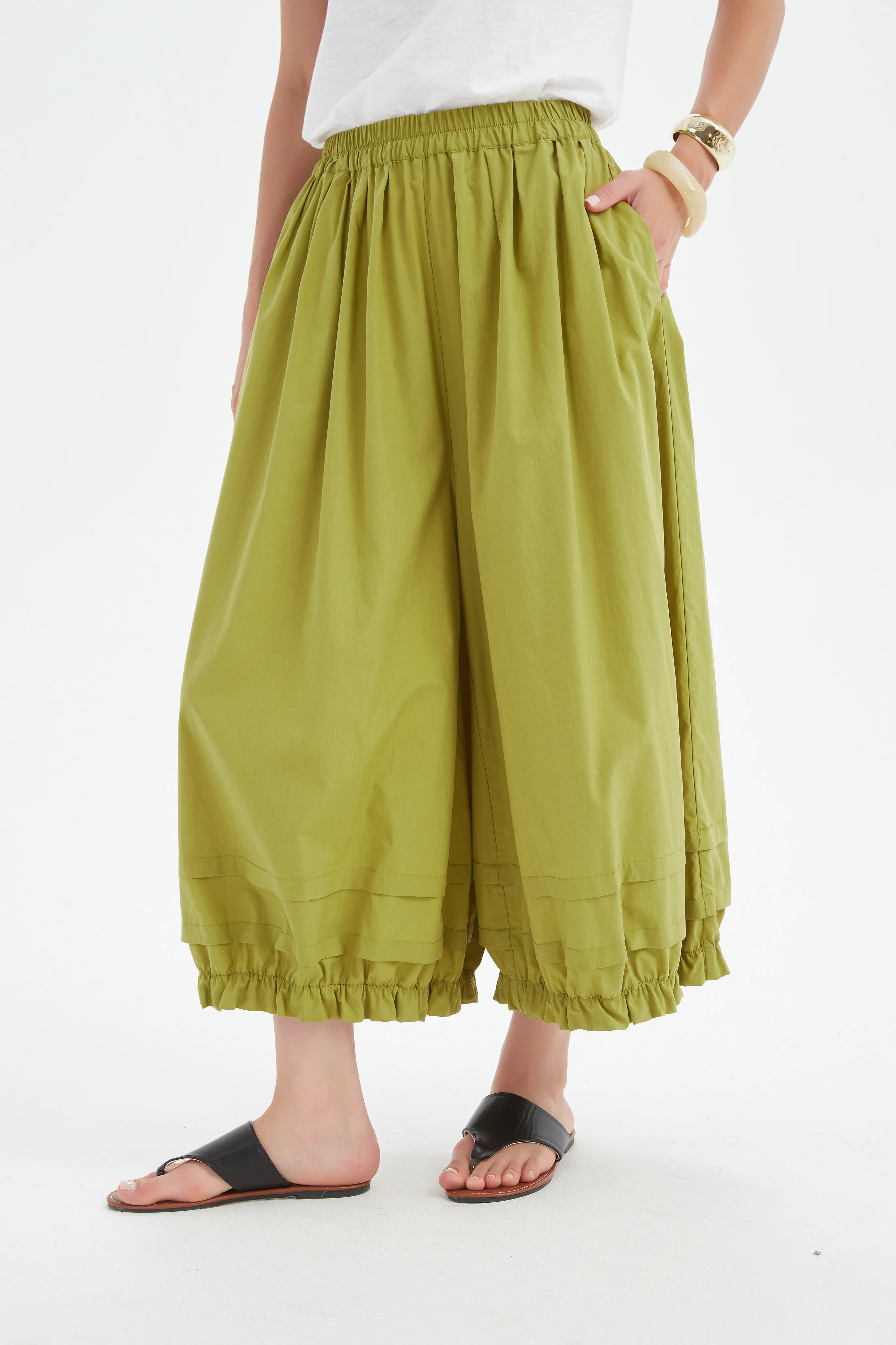 RUFFLE CUFF EASY PANT - Image 12