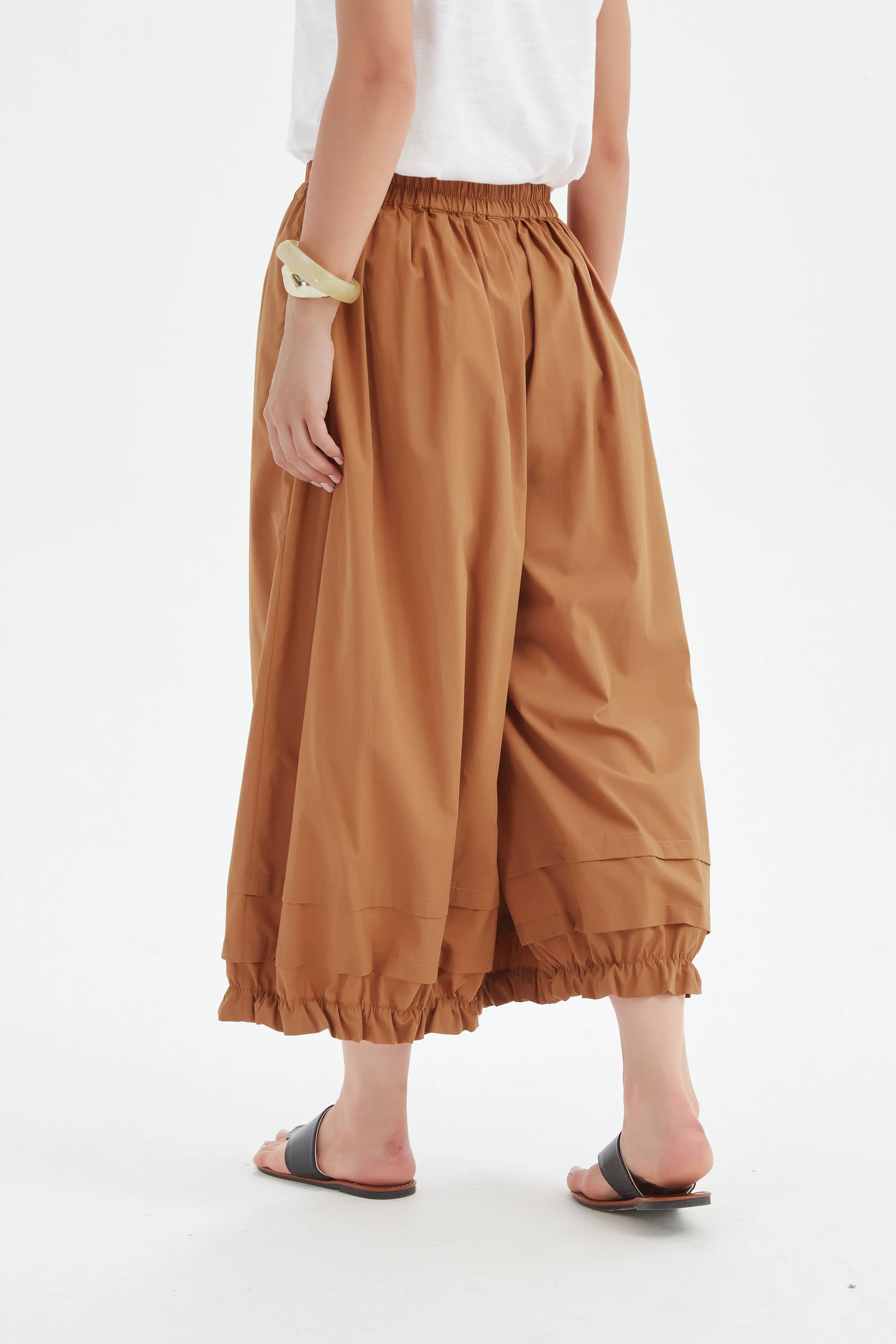 RUFFLE CUFF EASY PANT - Image 4