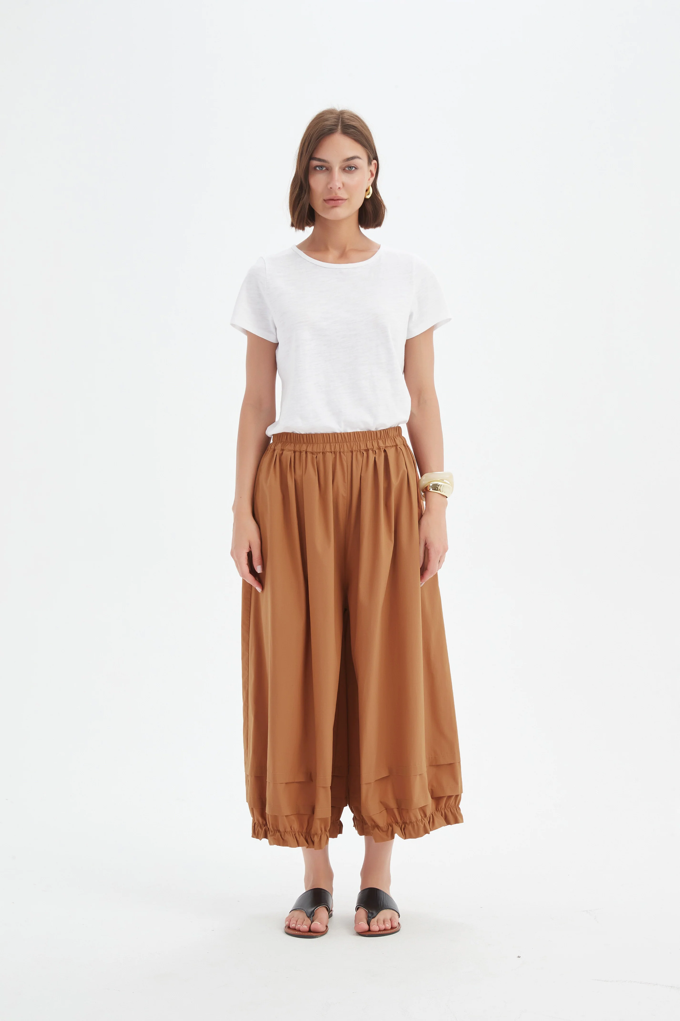 RUFFLE CUFF EASY PANT - Image 5