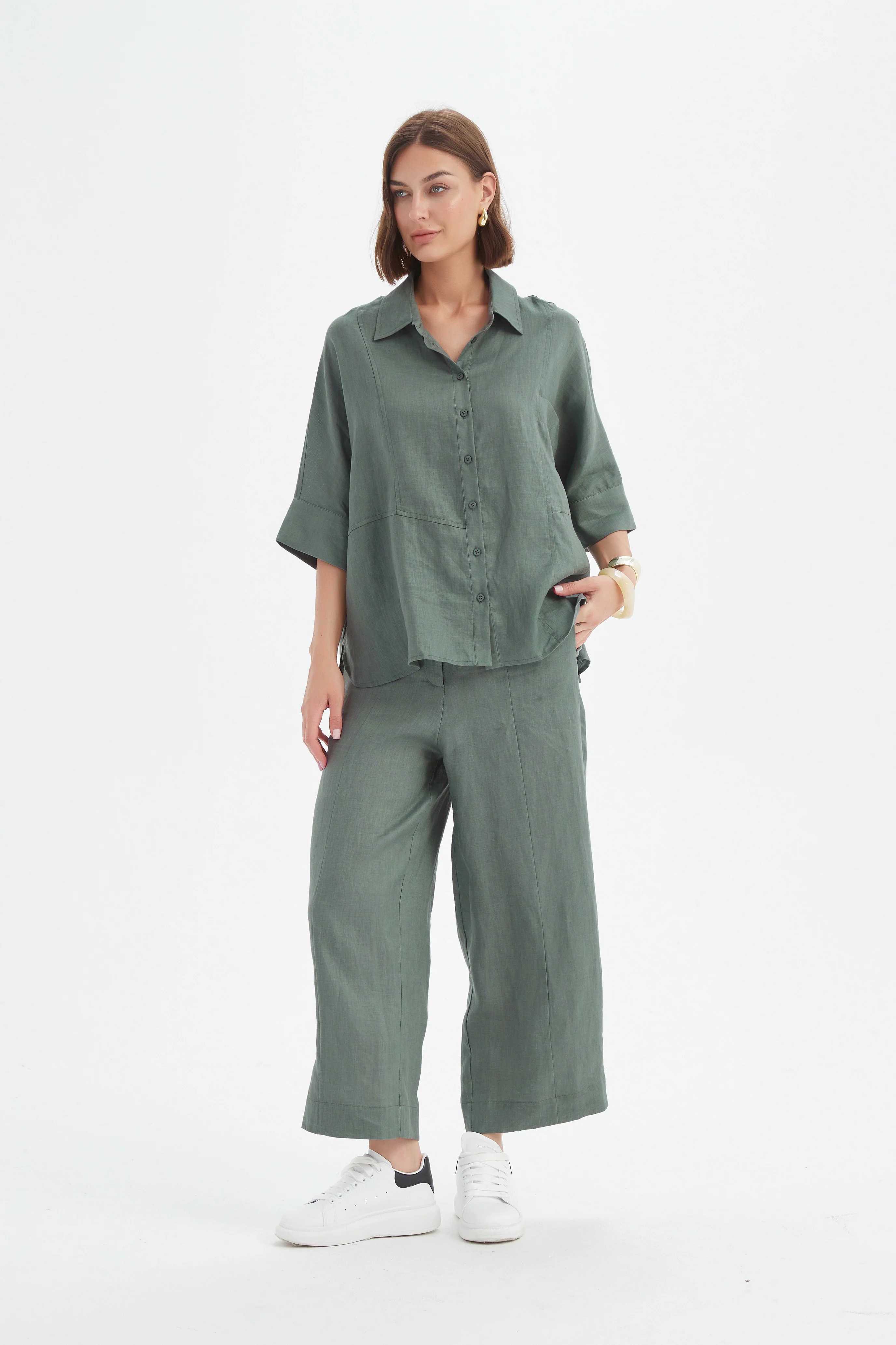 SEAM DETAIL BOXY SHIRT - Image 17