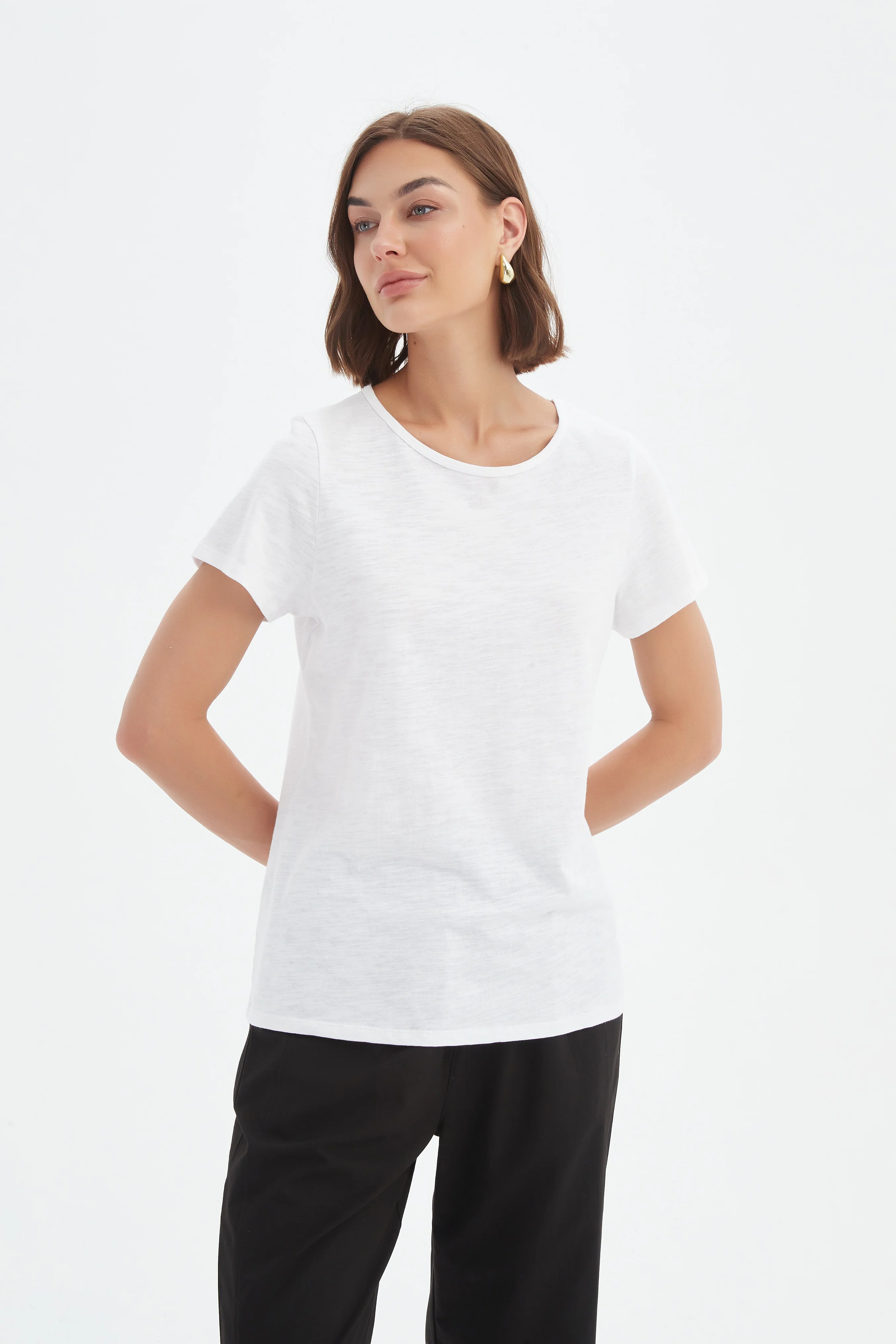 SHORT SLEEVE SLIM TEE - Image 7