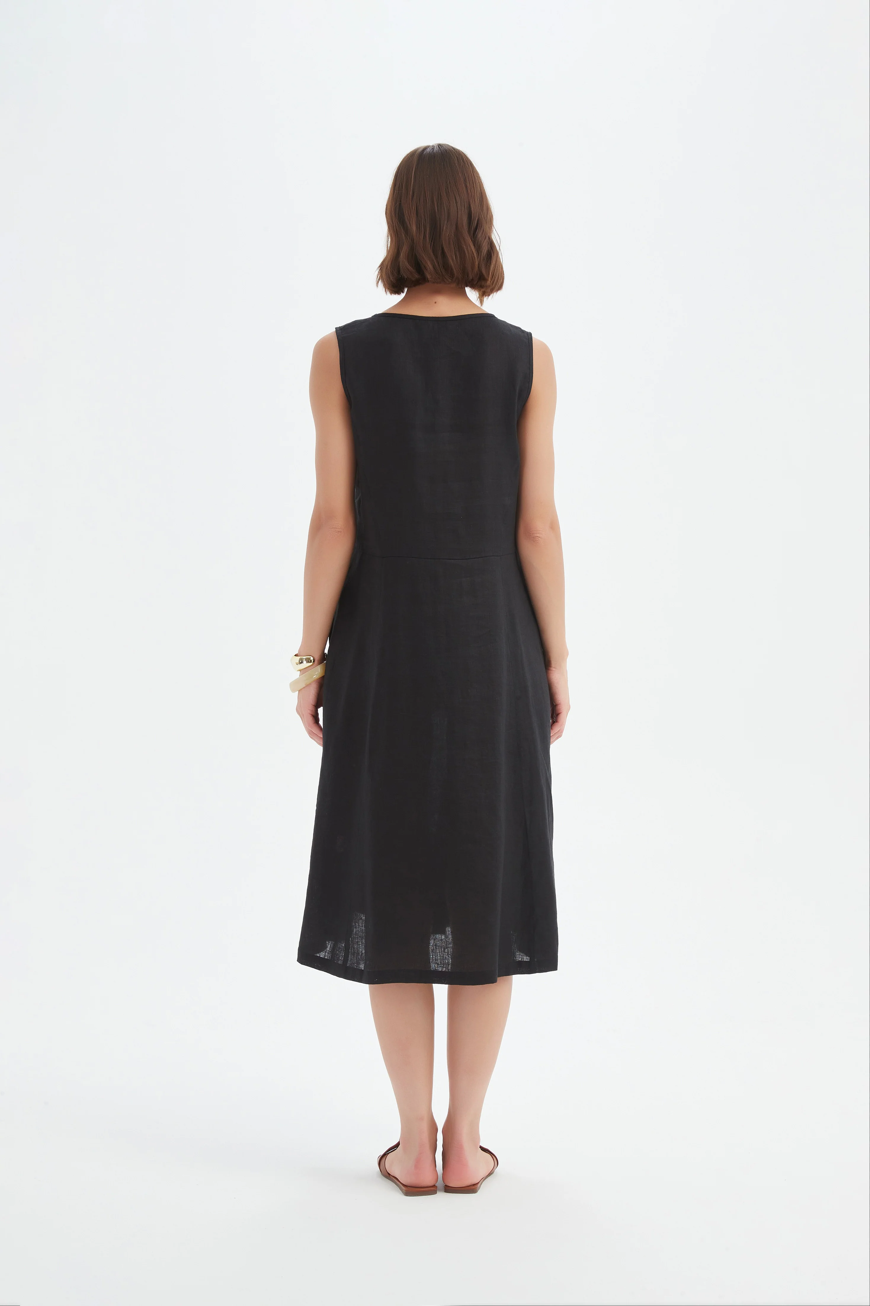 SLEEVELESS POCKET DRESS - Image 10