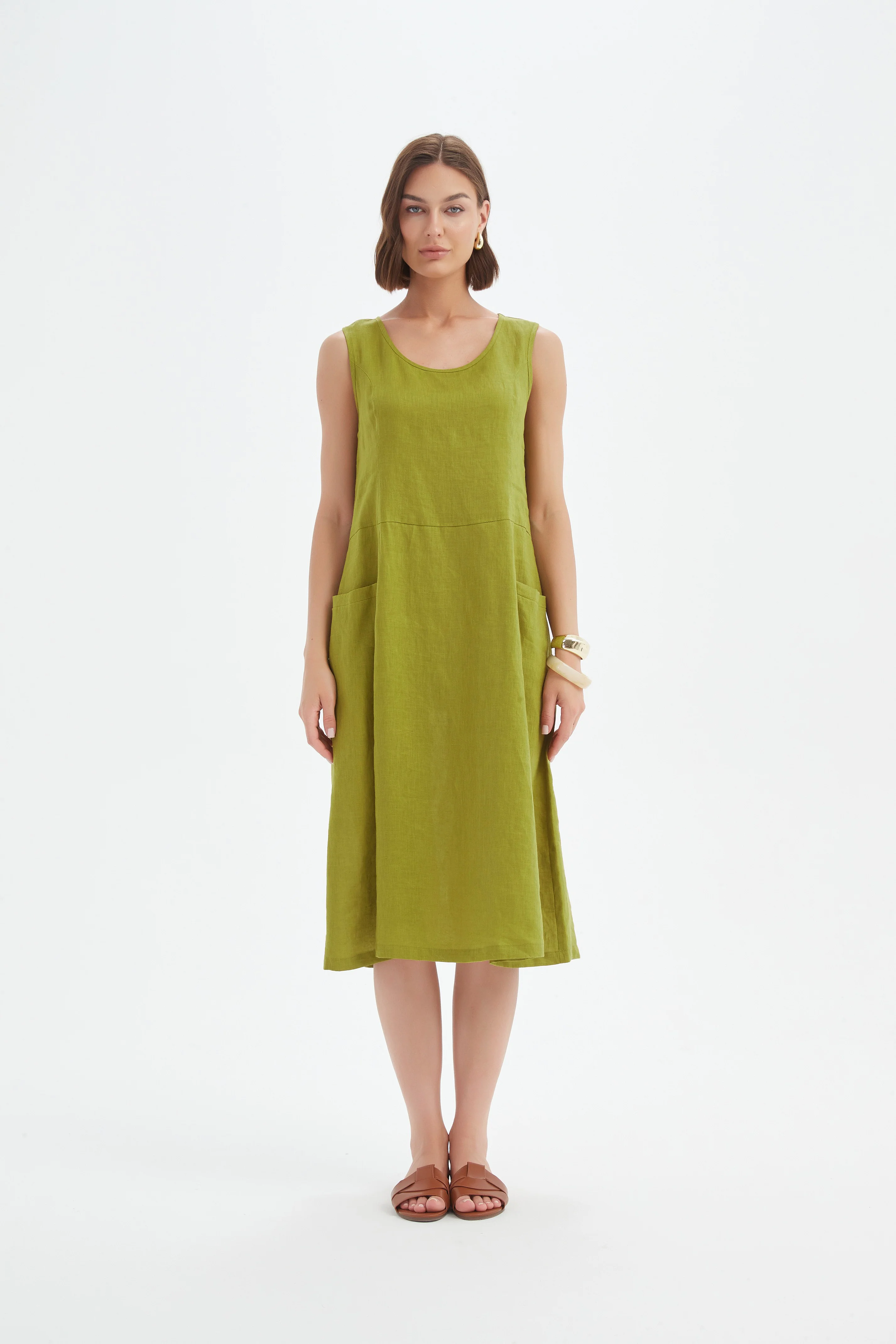 SLEEVELESS POCKET DRESS - Image 14