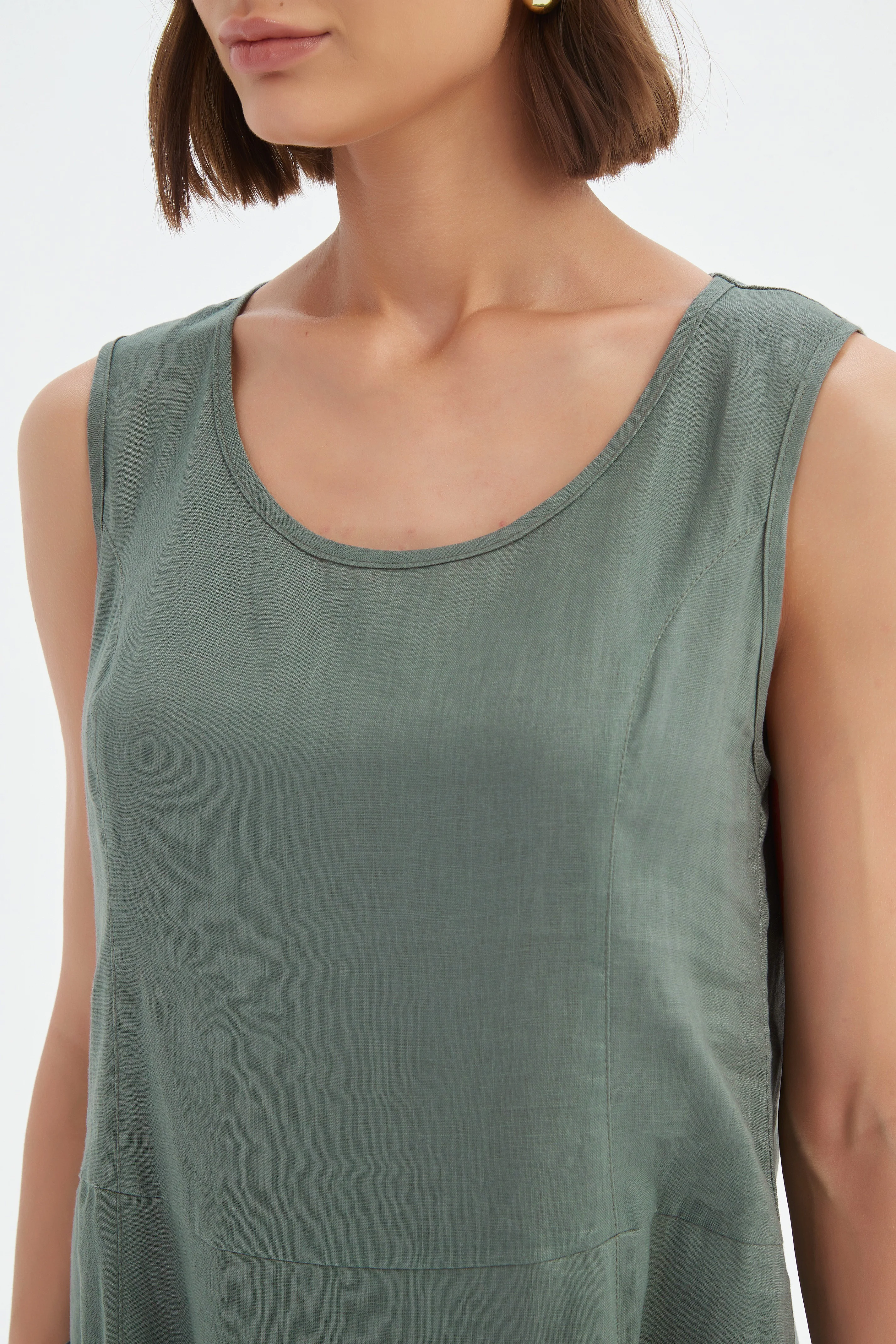 SLEEVELESS POCKET DRESS - Image 3