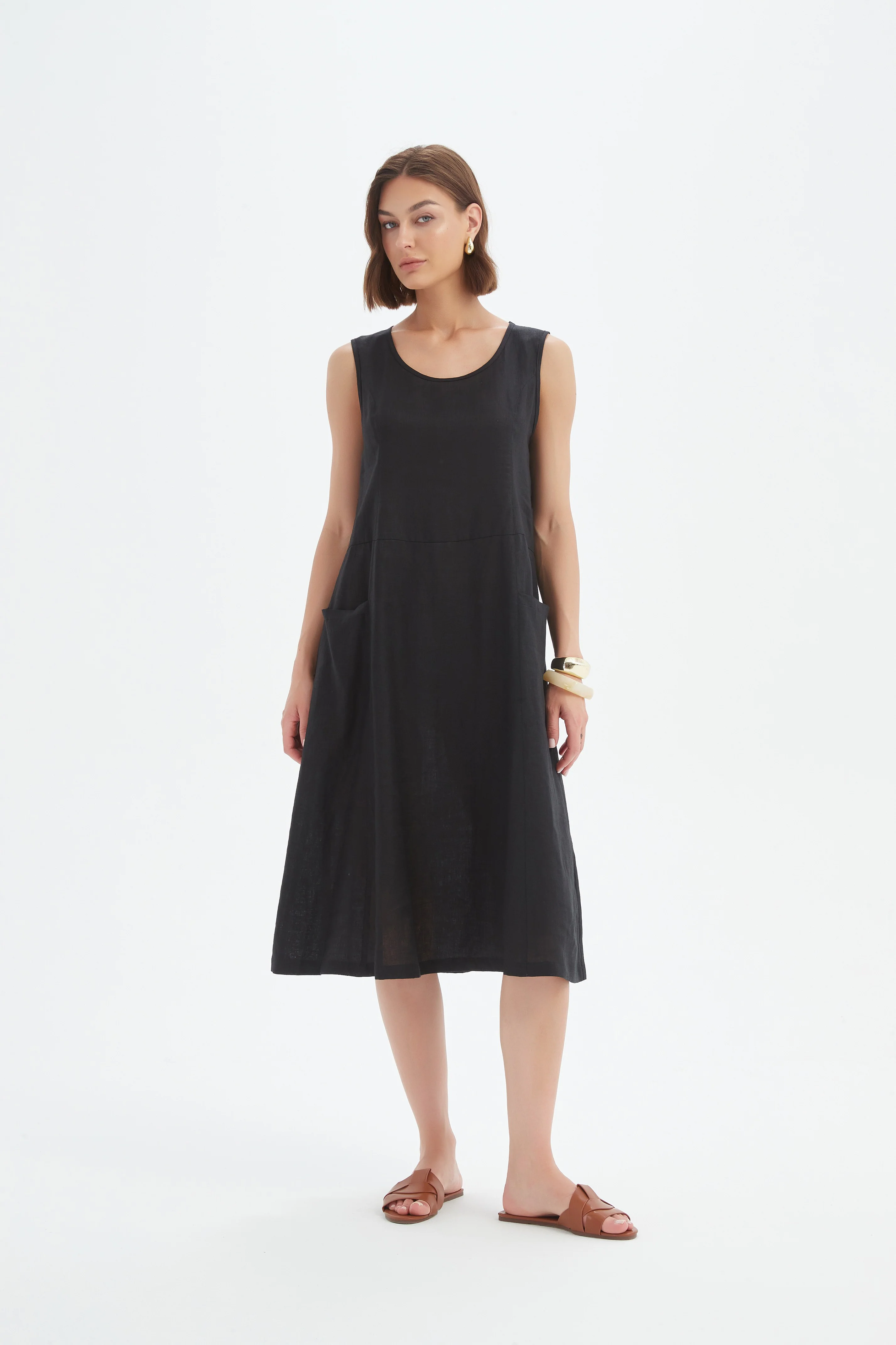 SLEEVELESS POCKET DRESS - Image 7