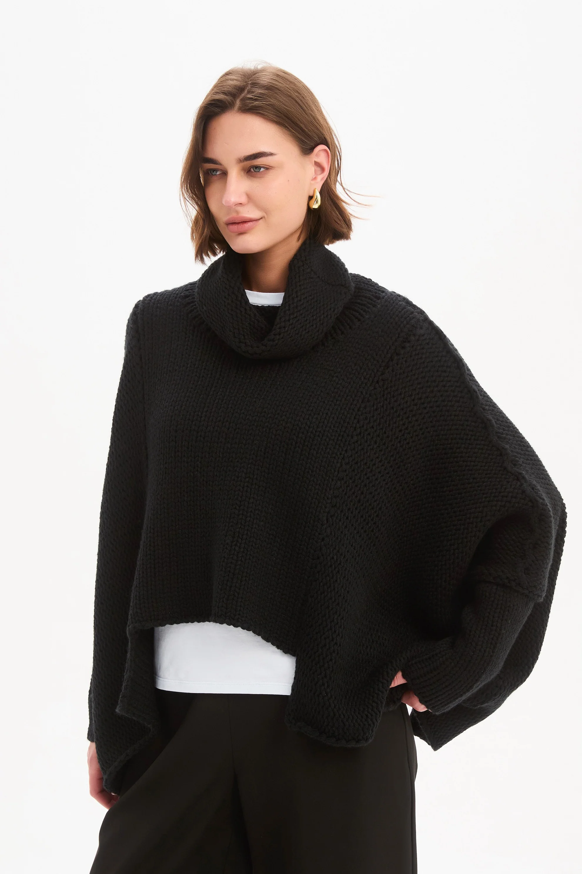 STEP HEM CROP KNIT - Image 9