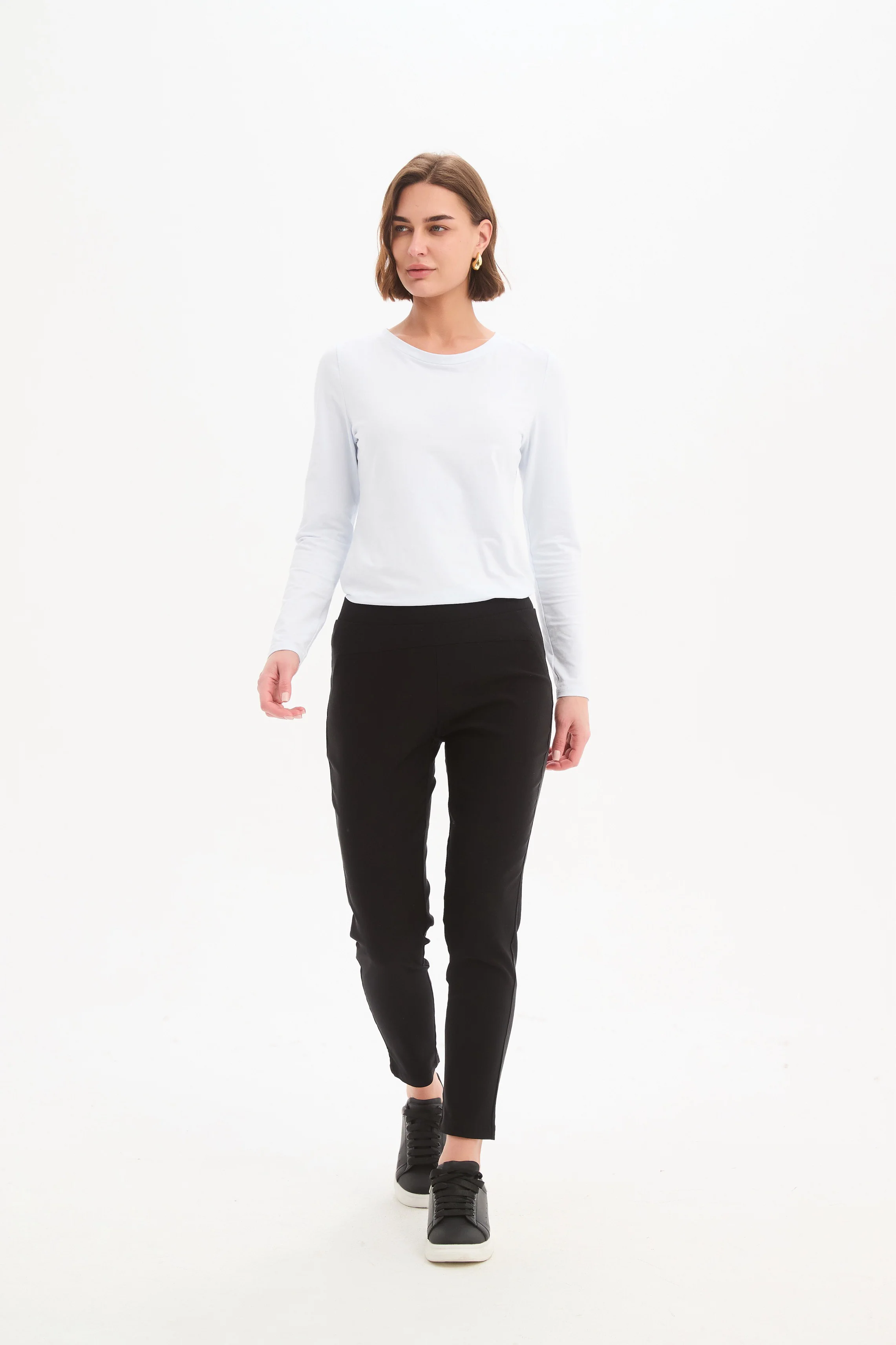 STRAIGHT CROP PANT - HIGH ANKLE - Image 7