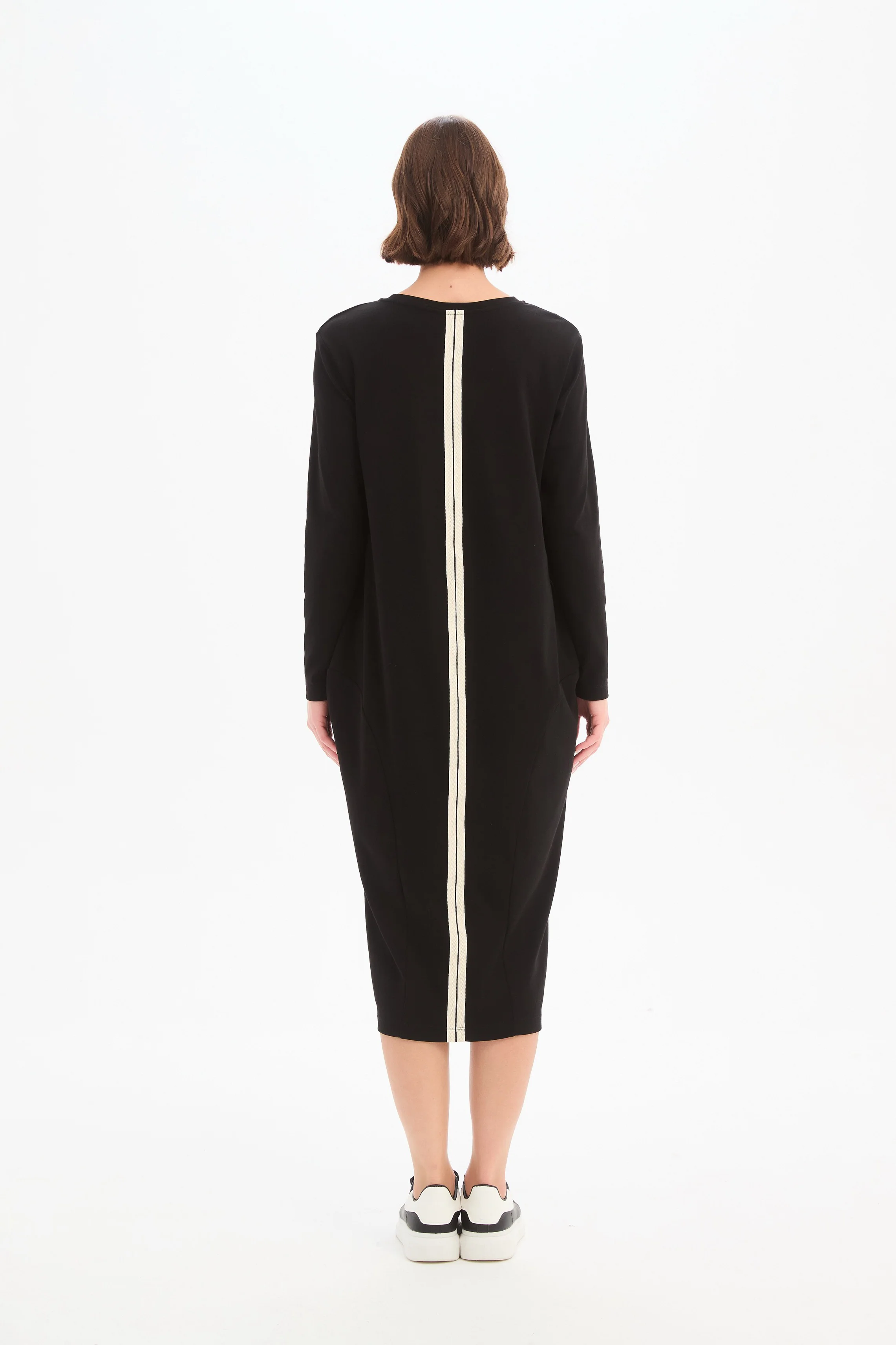 STRIPE BACK OVOID DRESS - Image 11
