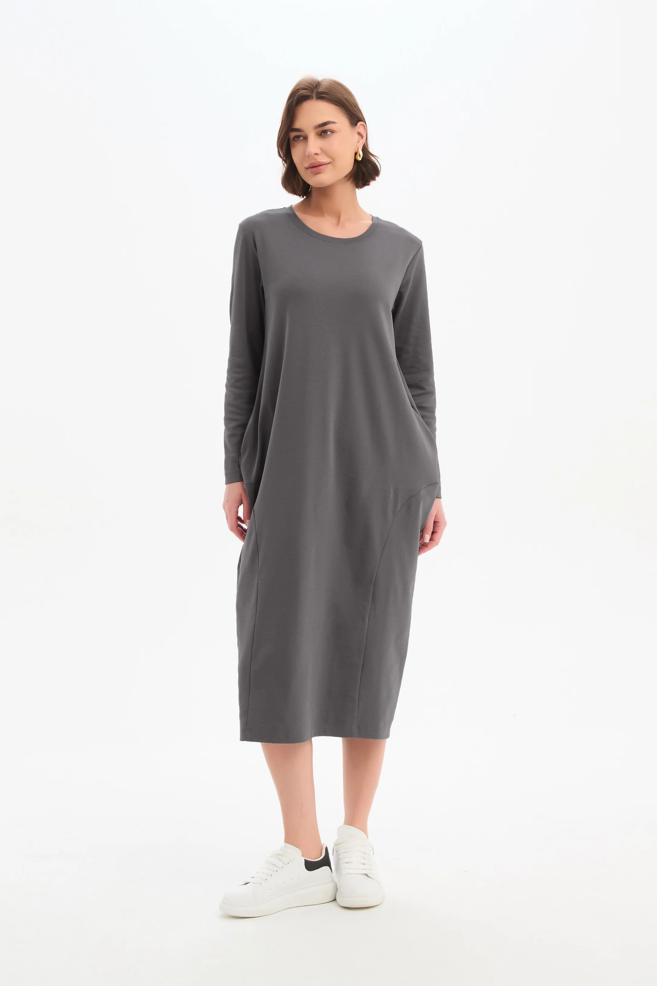 STRIPE BACK OVOID DRESS - Image 13