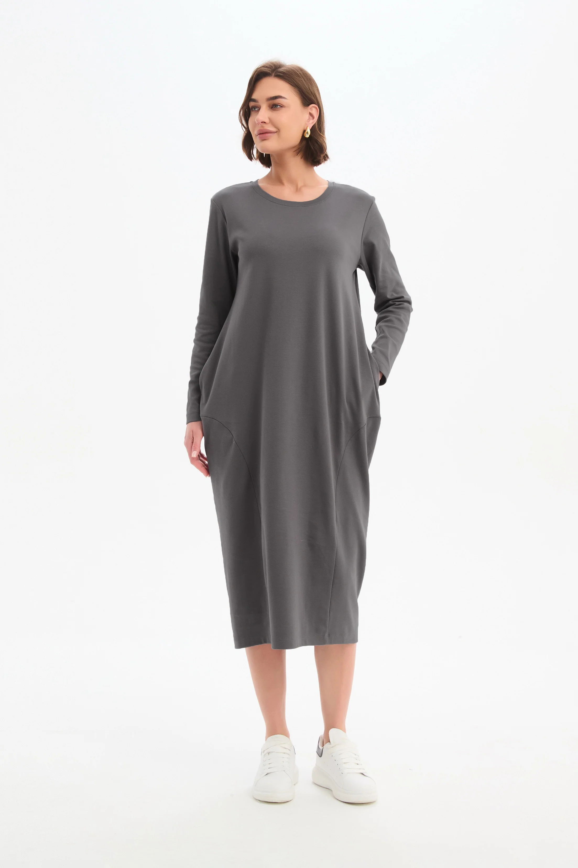 STRIPE BACK OVOID DRESS - Image 14