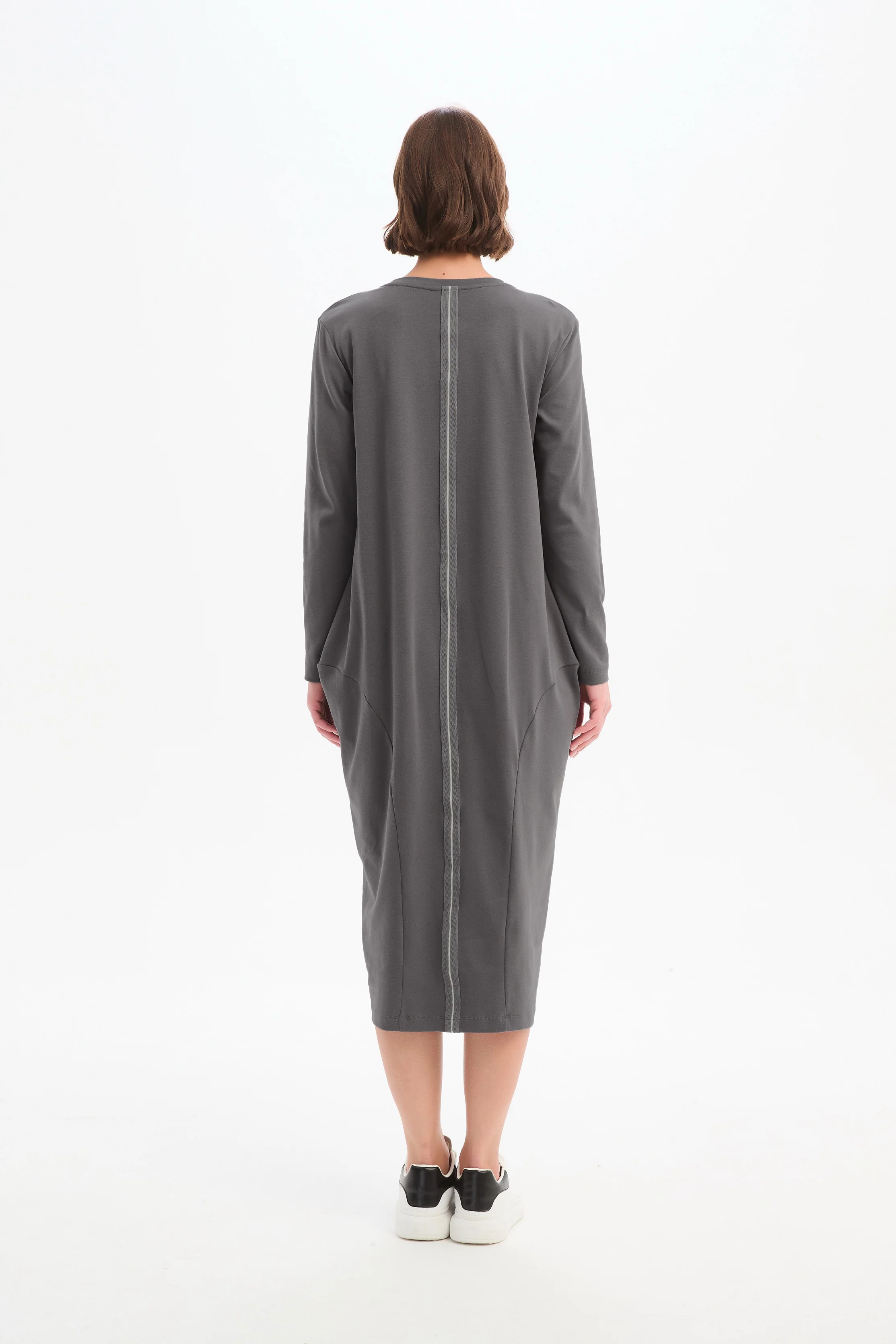 STRIPE BACK OVOID DRESS - Image 16