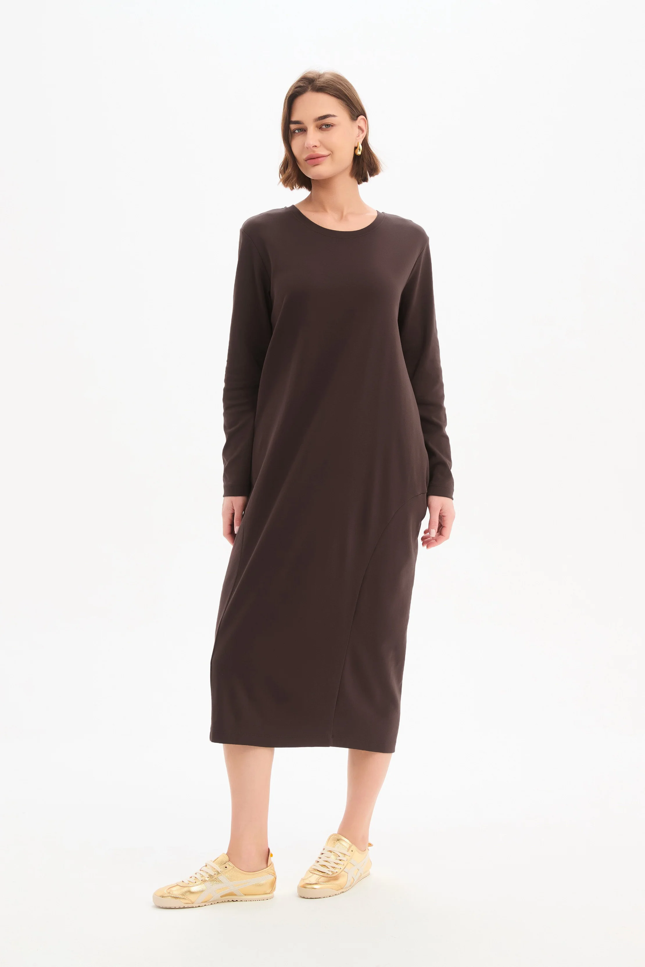 STRIPE BACK OVOID DRESS - Image 3