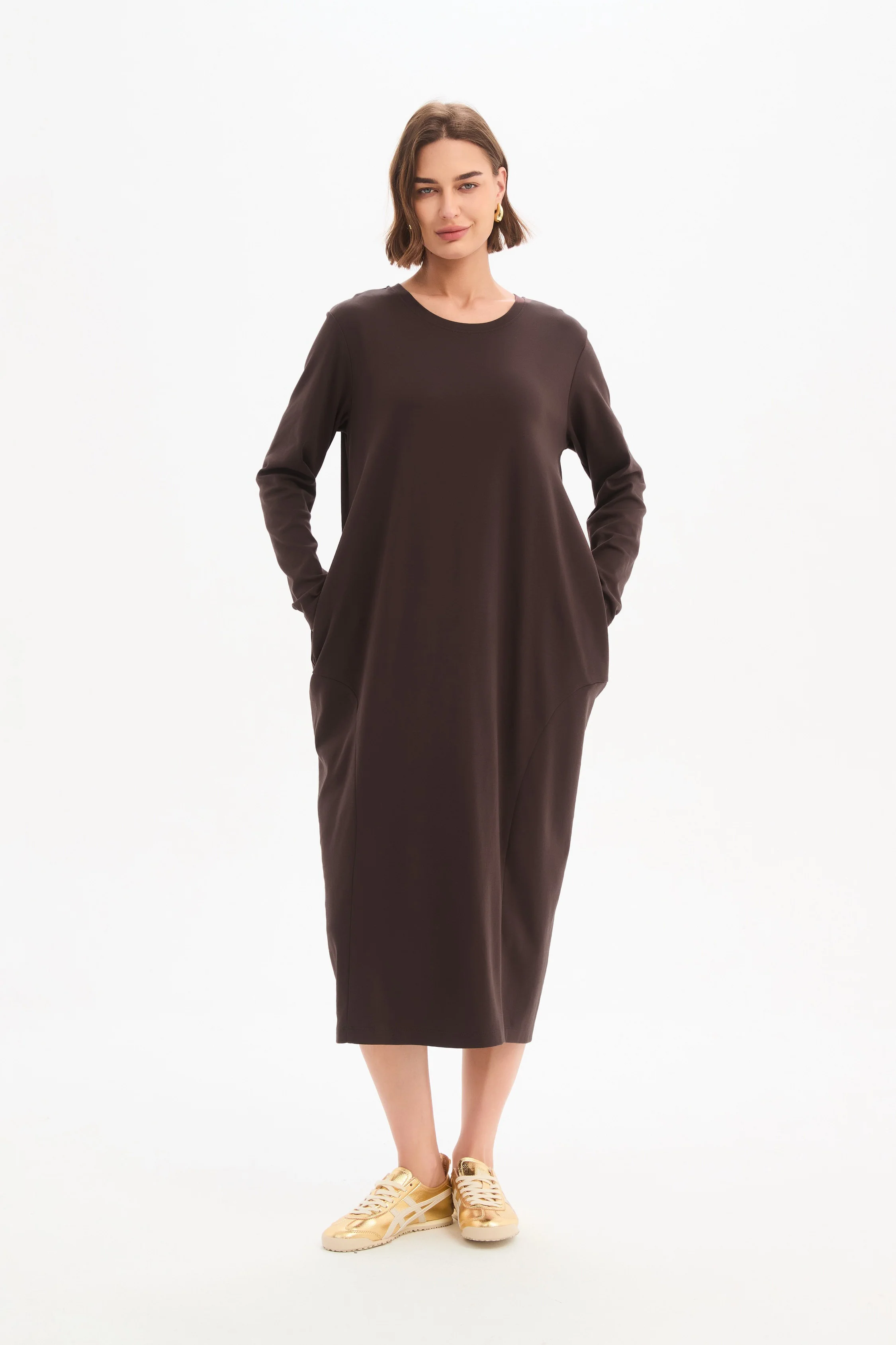 STRIPE BACK OVOID DRESS - Image 4
