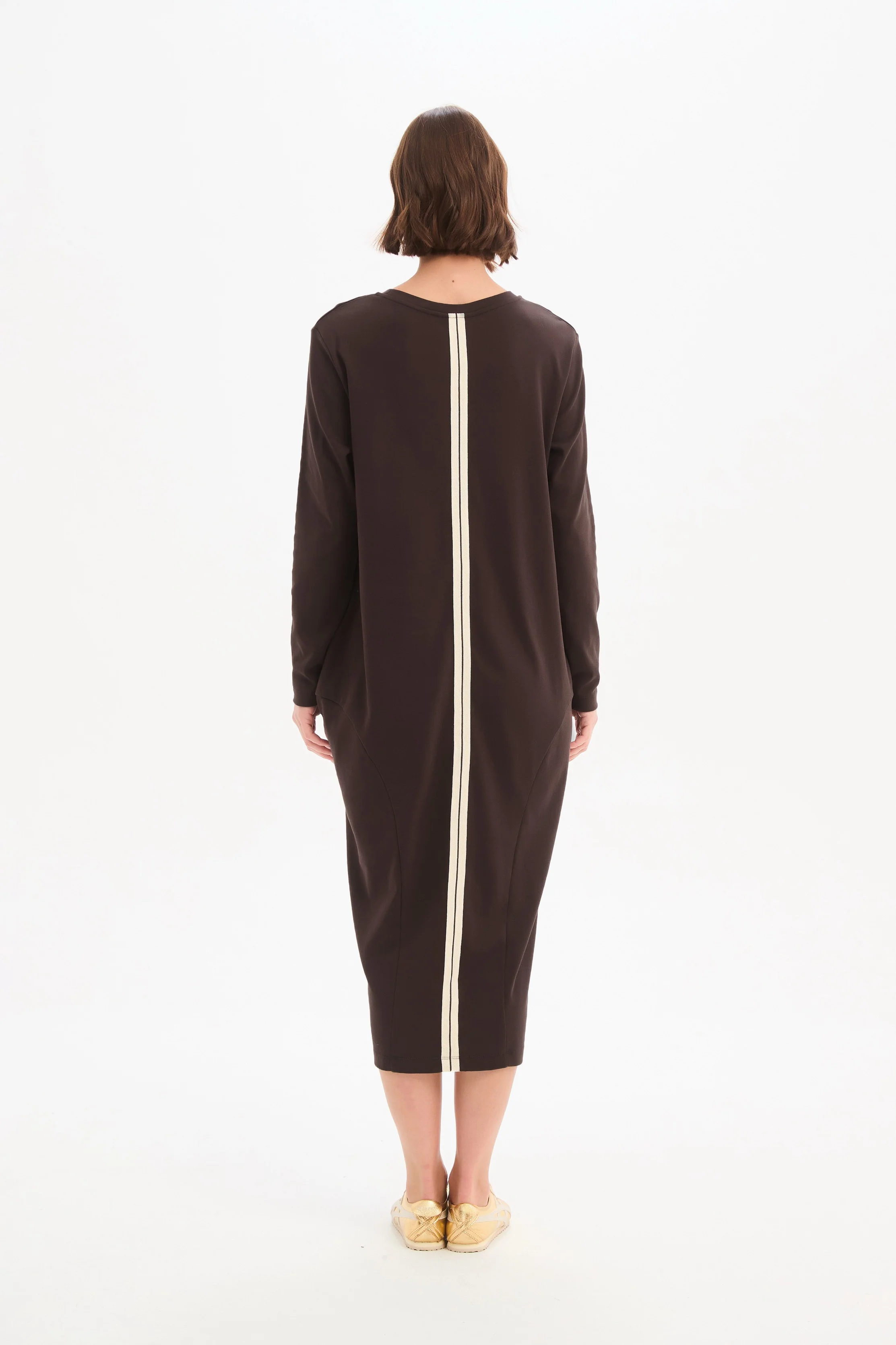STRIPE BACK OVOID DRESS - Image 6