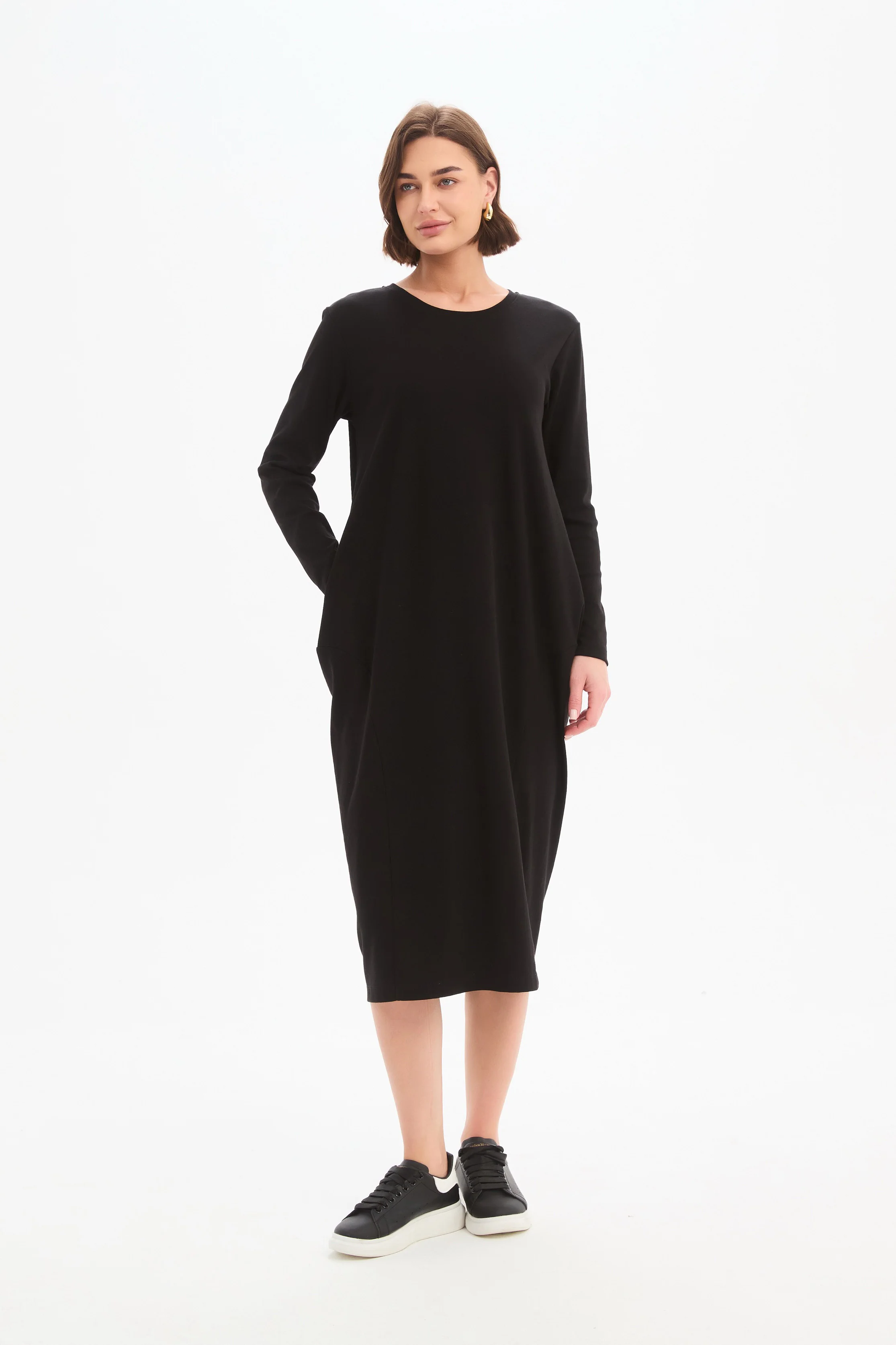 STRIPE BACK OVOID DRESS - Image 8