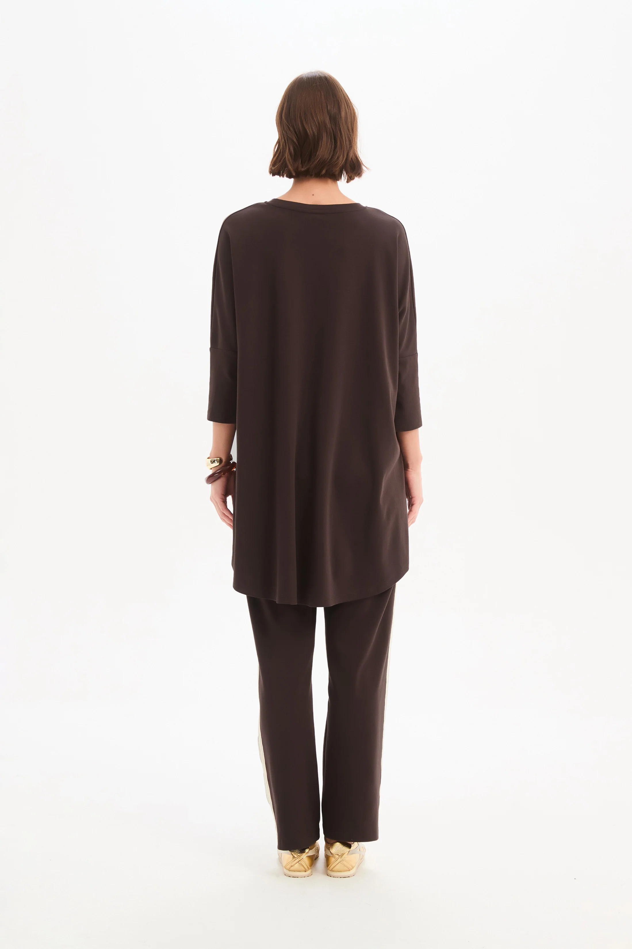 STRIPE FRONT 3/4 SLEEVE TEE - Image 15