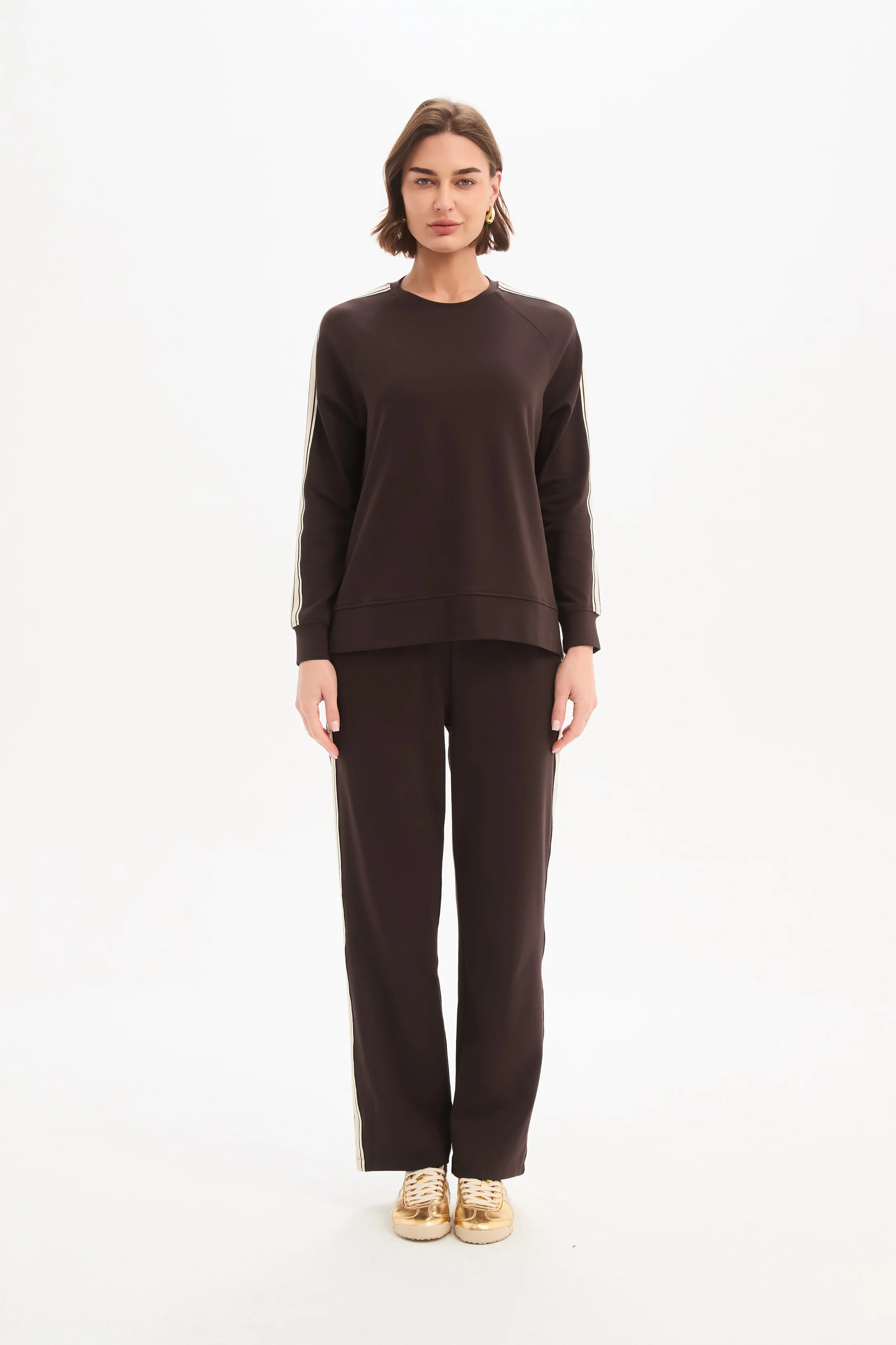 STRIPE SLEEVE SWEAT - Image 19