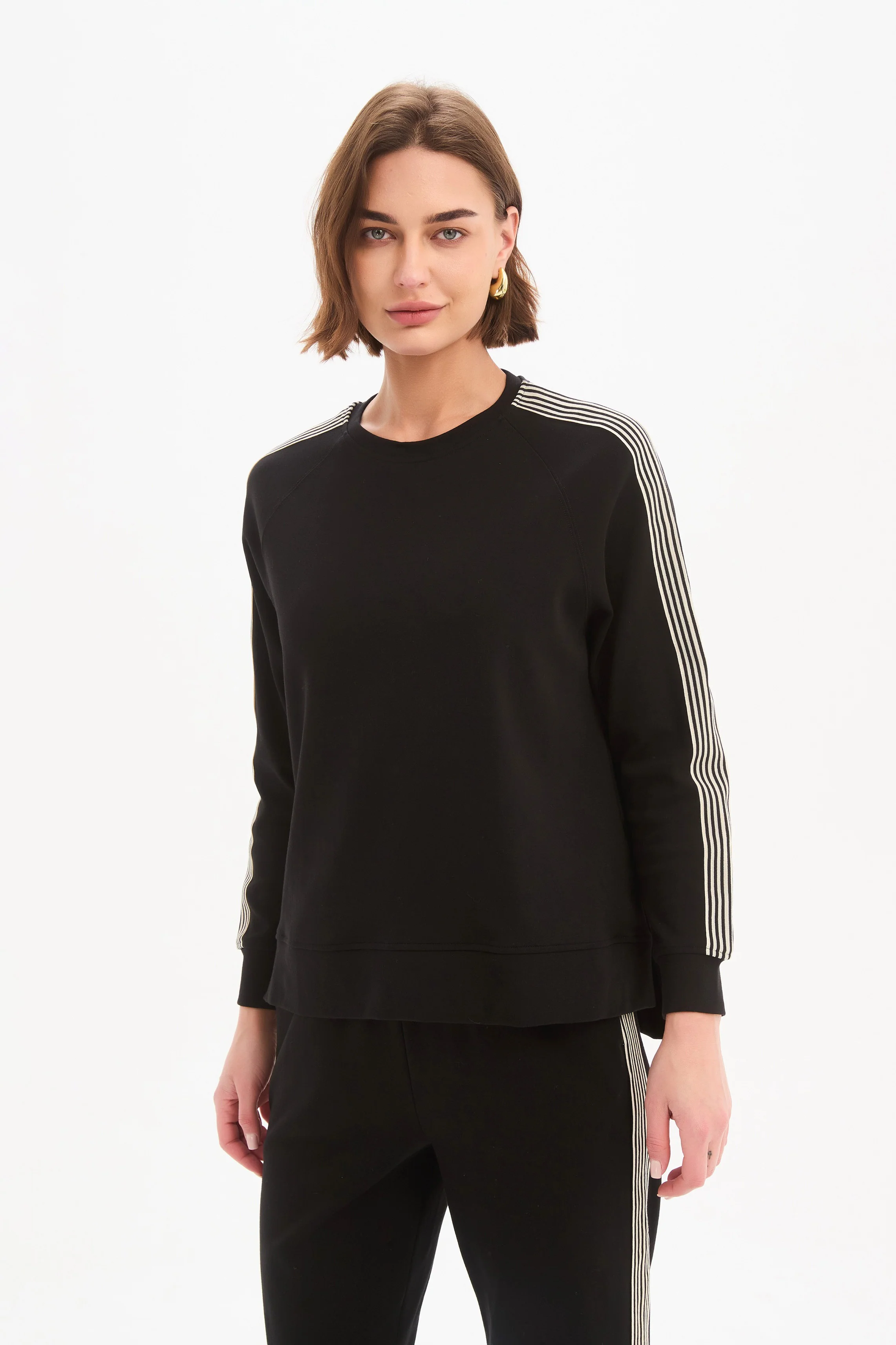 STRIPE SLEEVE SWEAT - Image 7