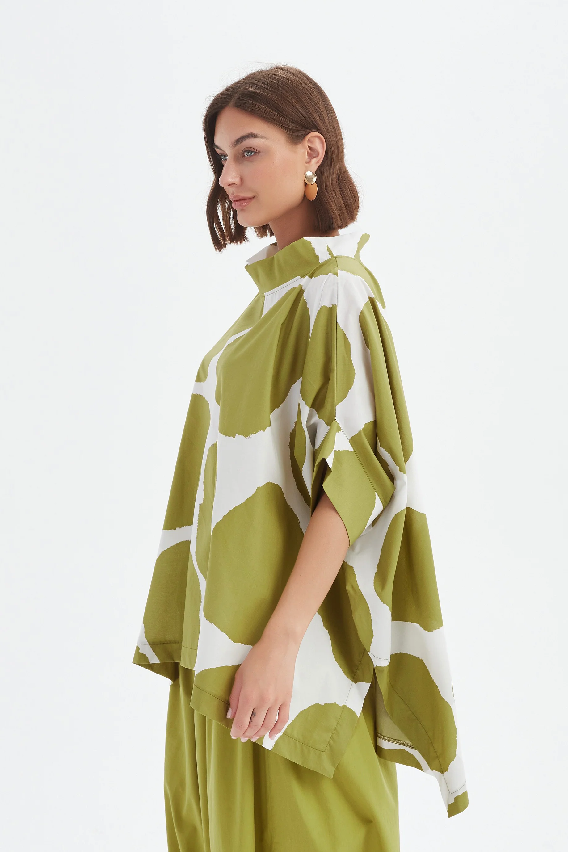 STRUCTURED NECK PRINT TUNIC - Image 4