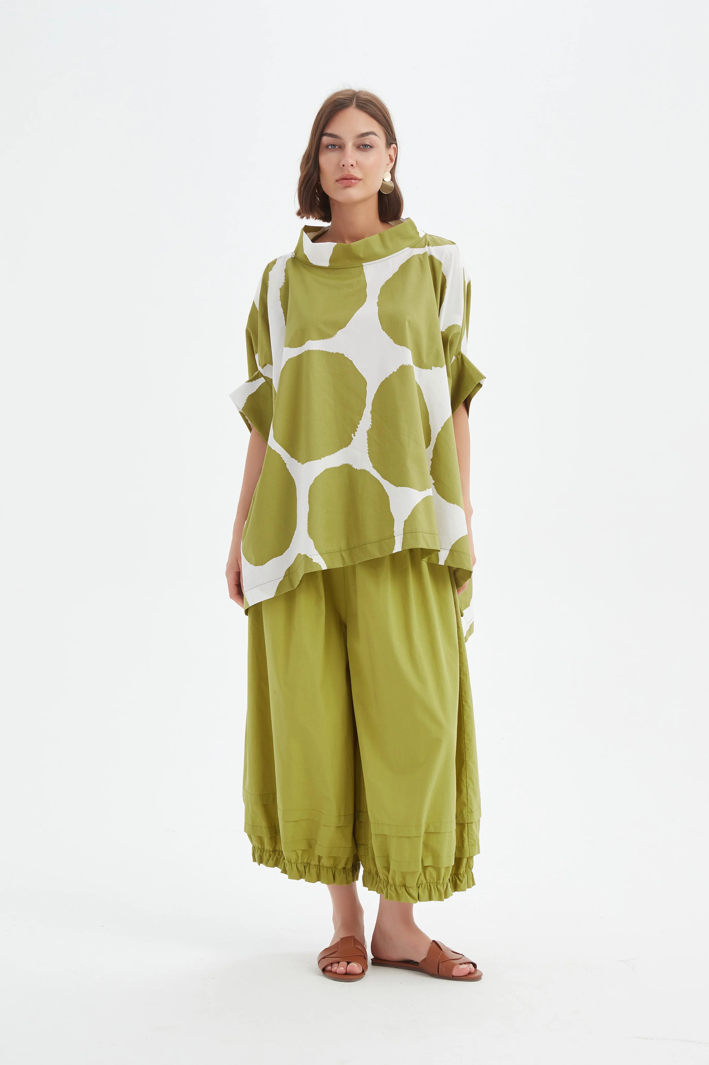 STRUCTURED NECK PRINT TUNIC - Image 5