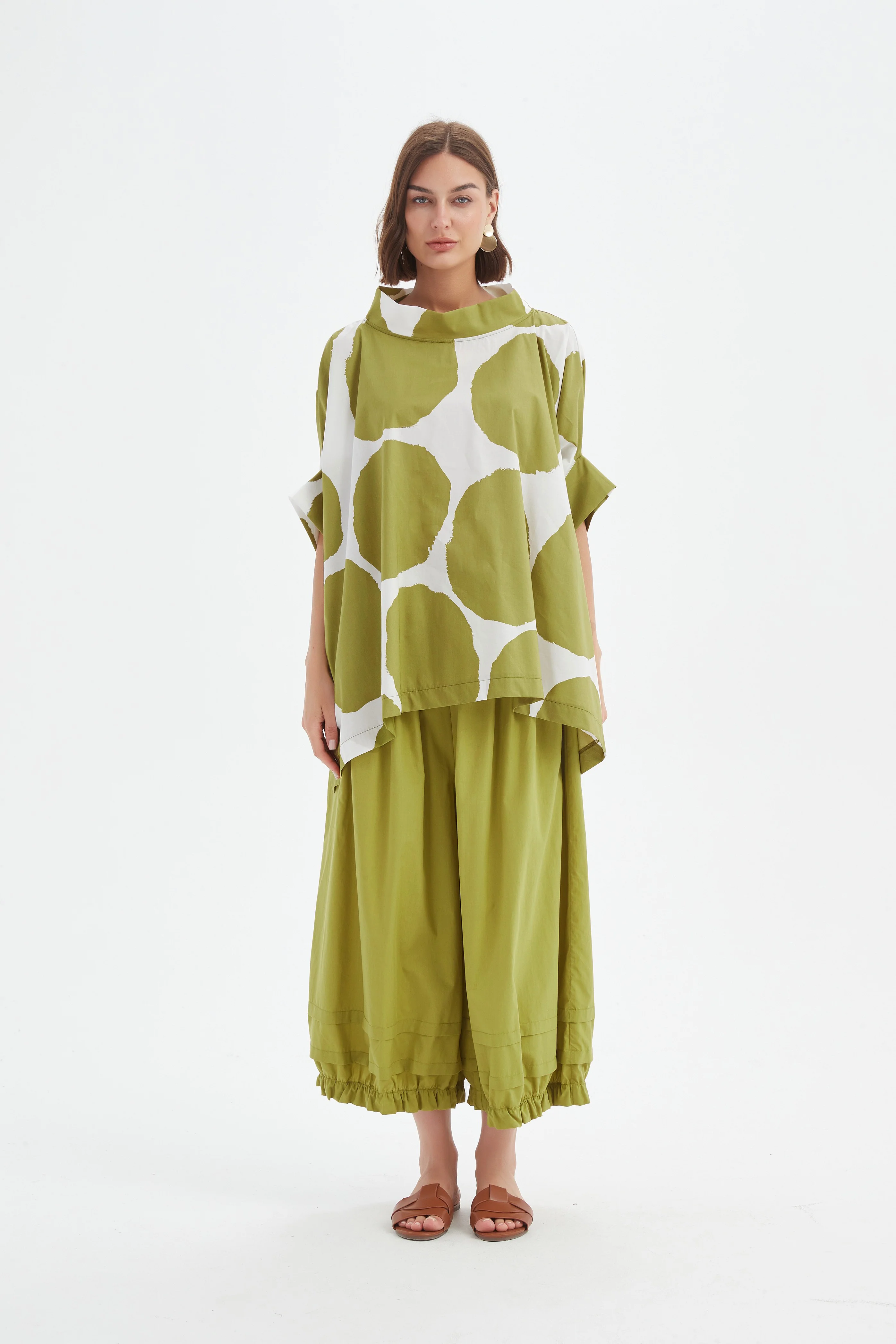 STRUCTURED NECK PRINT TUNIC - Image 6