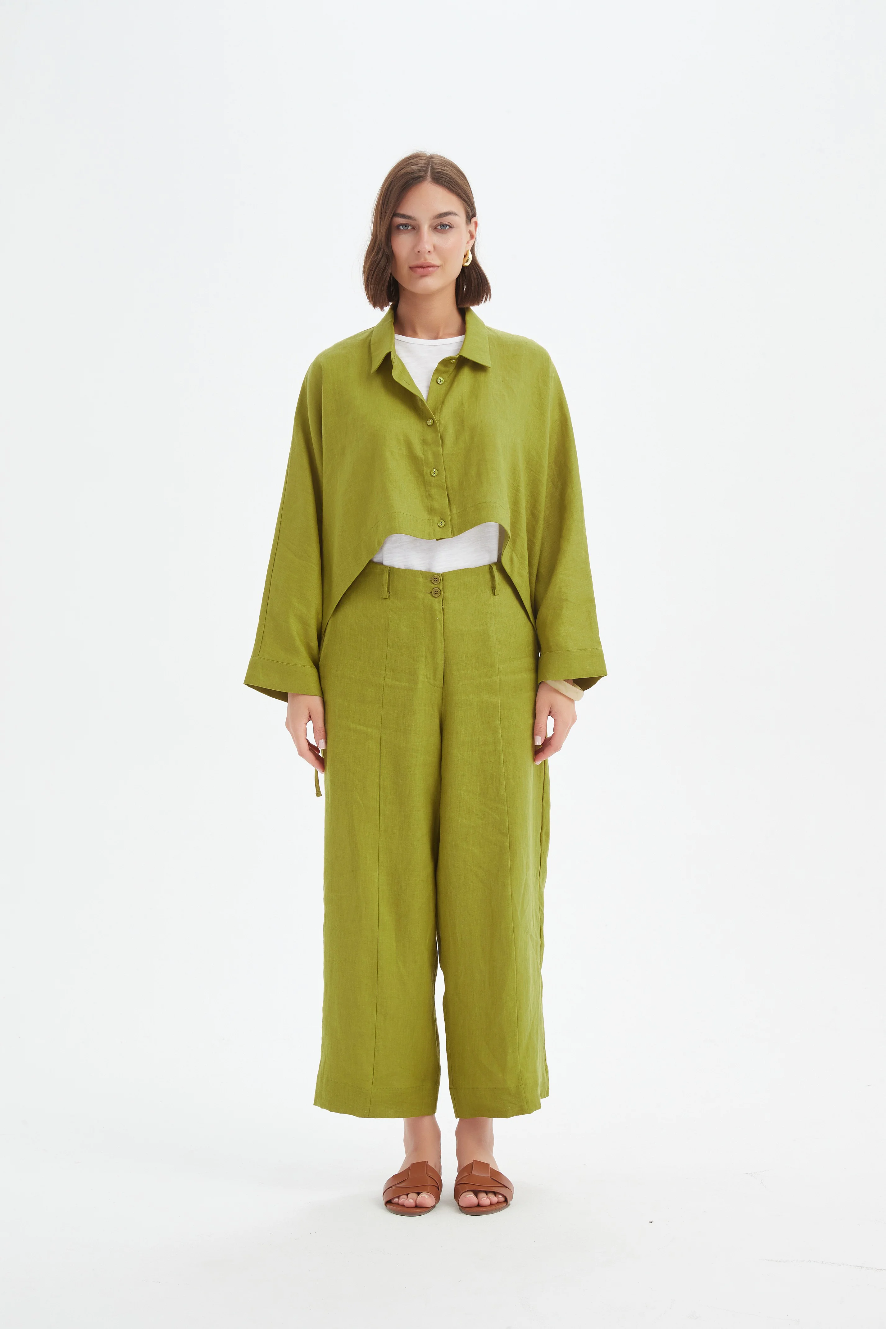 WIDE CROP OVERSHIRT - Image 16
