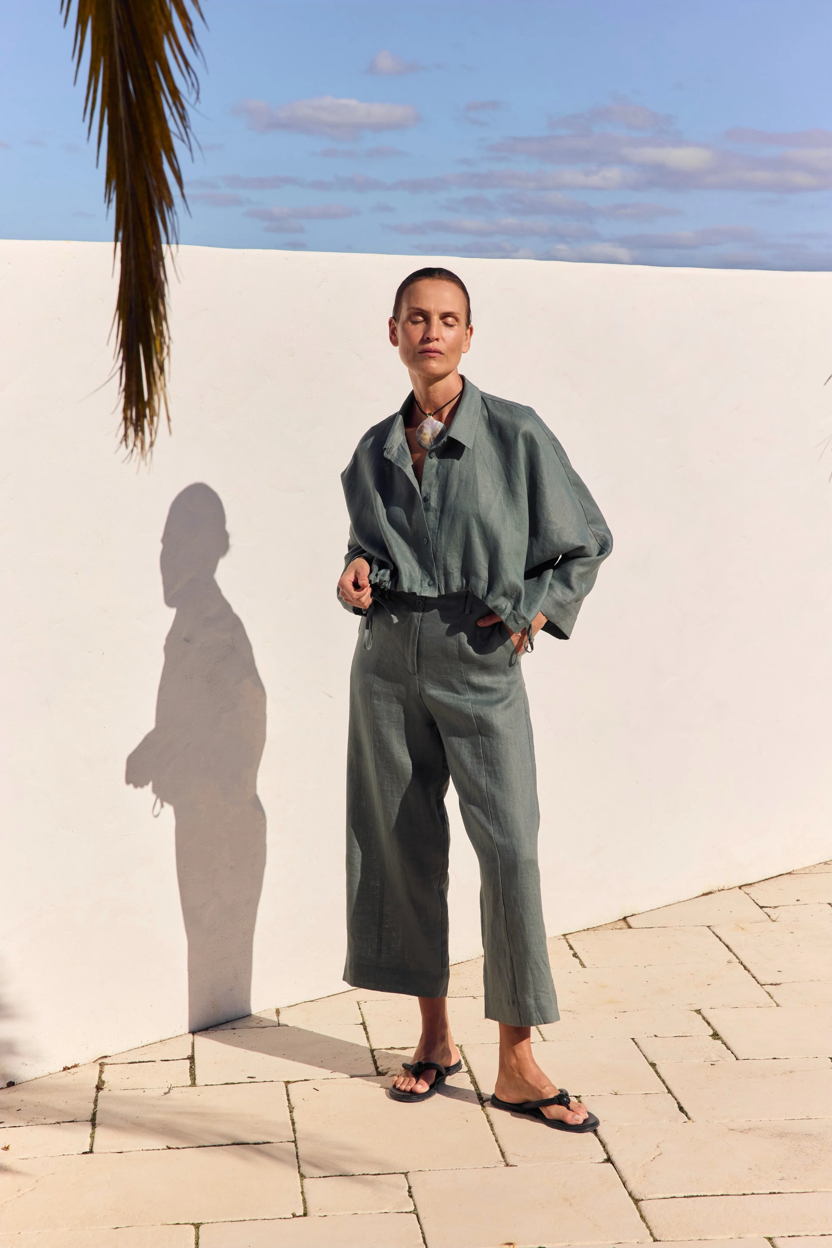WIDE CROP OVERSHIRT - Image 2