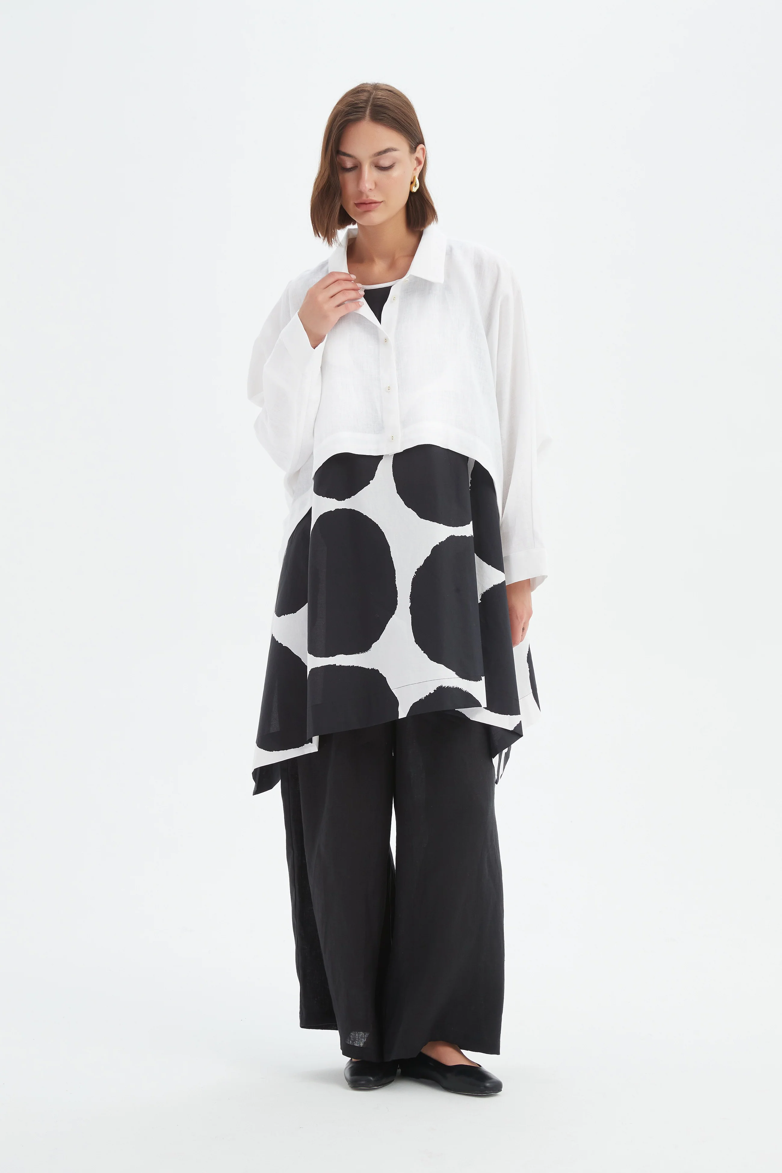 WIDE CROP OVERSHIRT - Image 20
