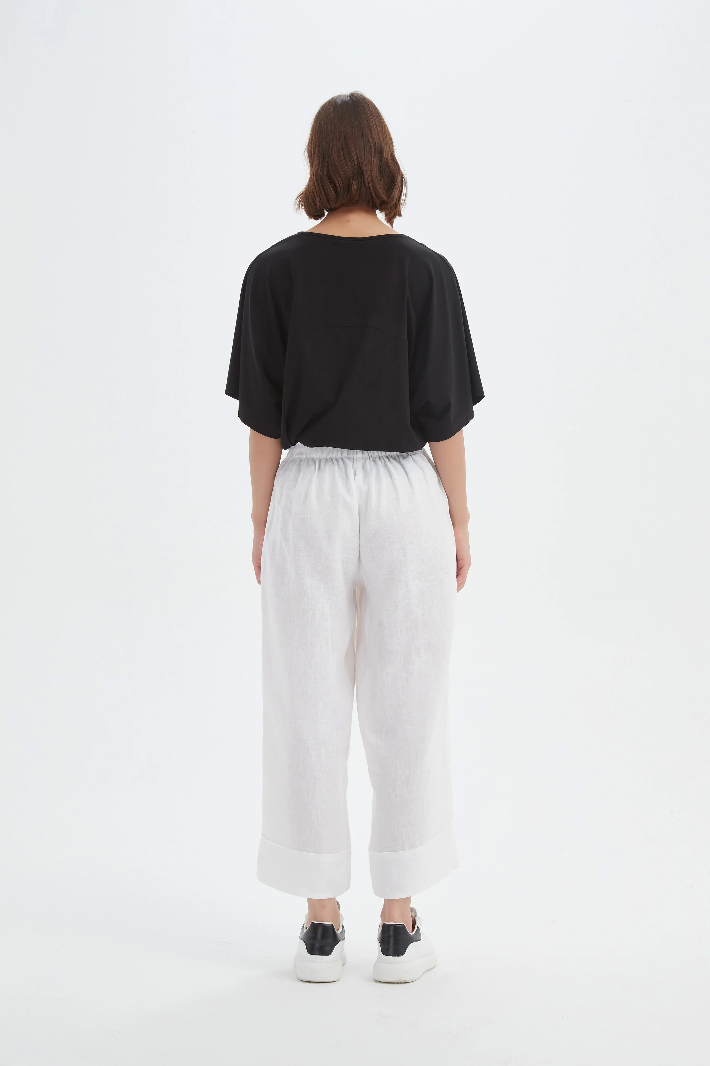 WIDE LEG LINEN PANT - Image 21