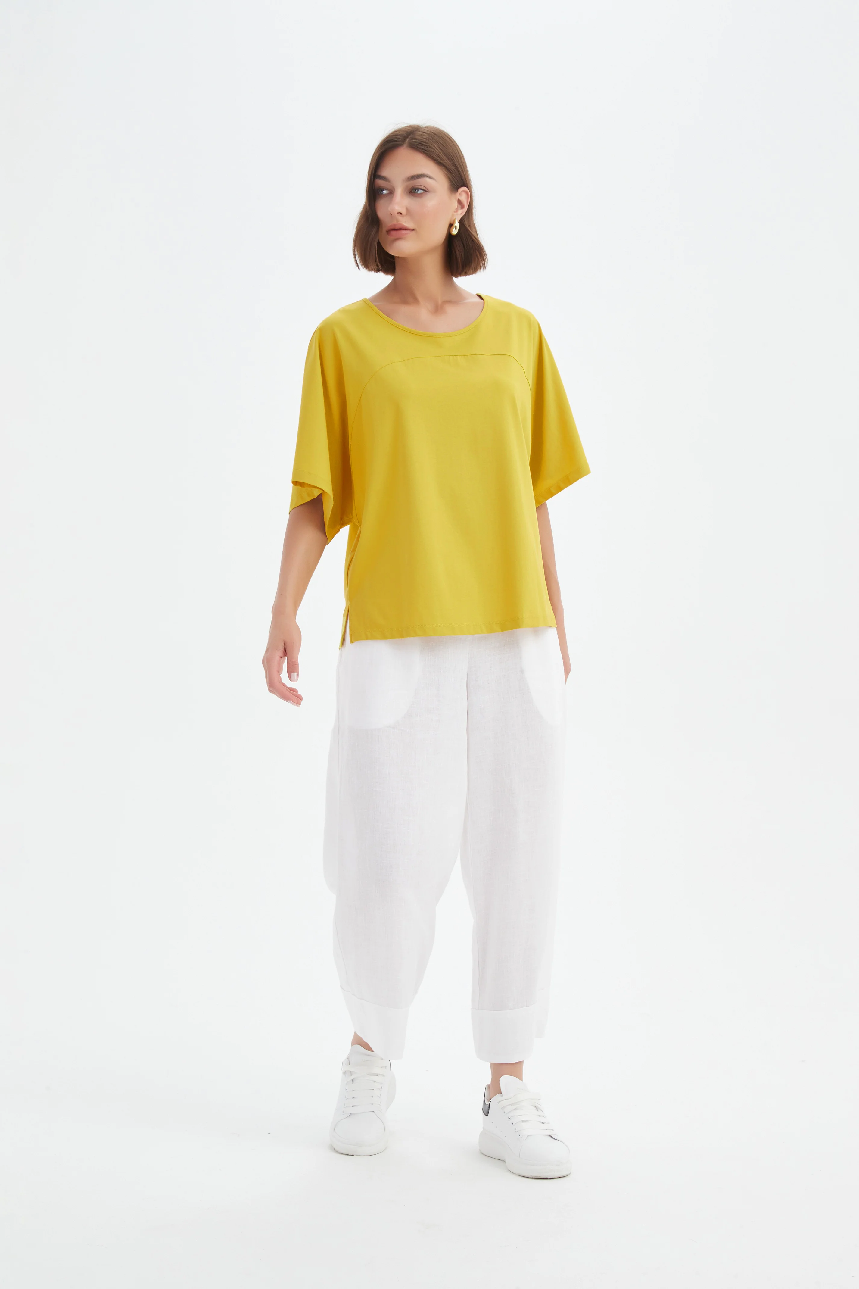 WIDE SLEEVE YOKE TEE - Image 12