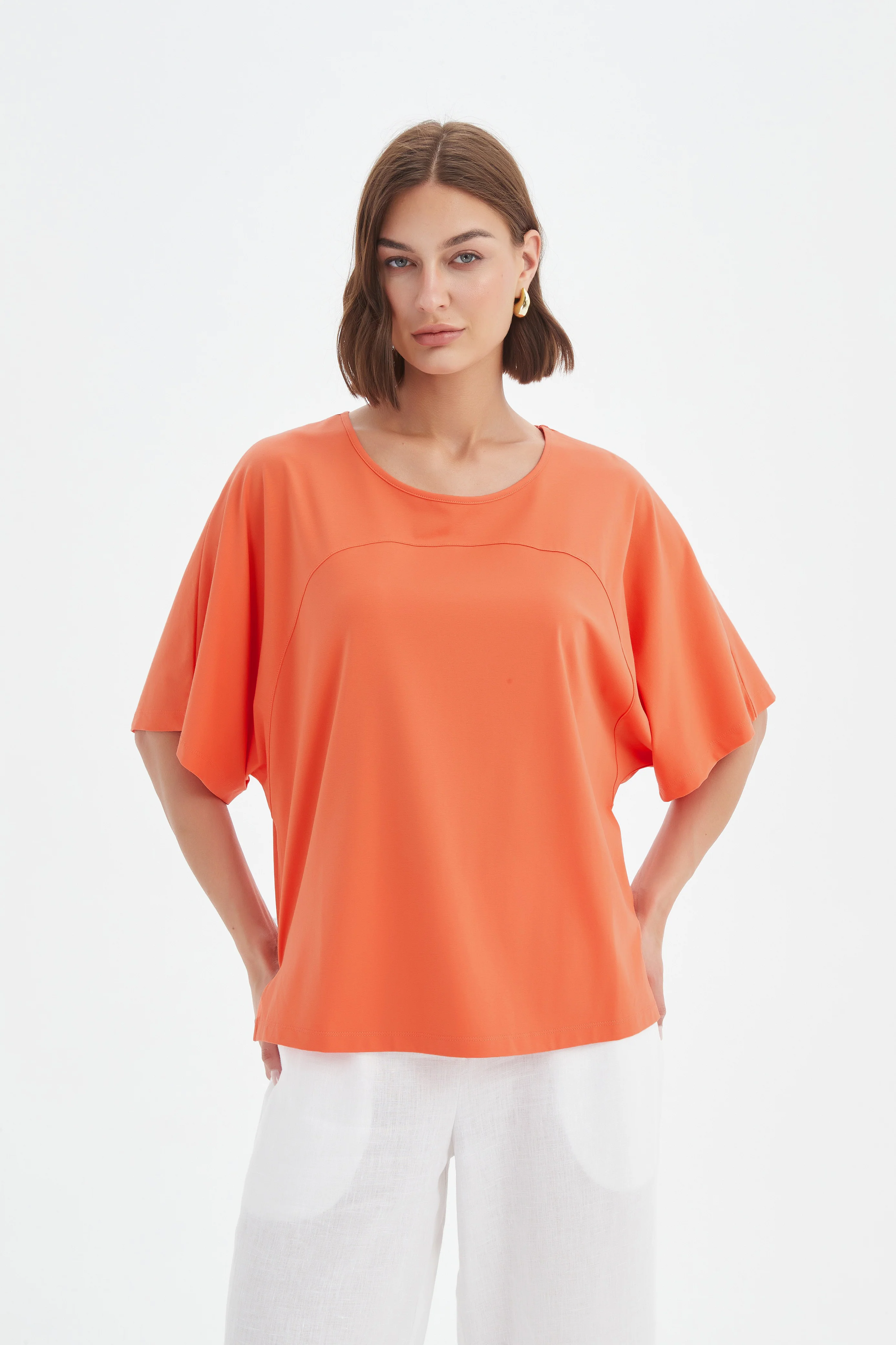 WIDE SLEEVE YOKE TEE - Image 22