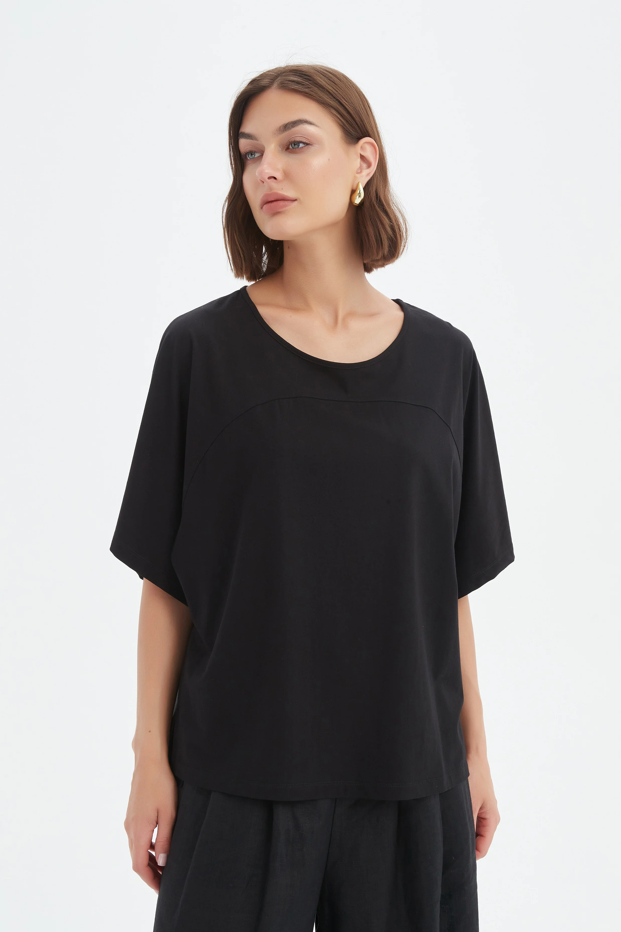 WIDE SLEEVE YOKE TEE - Image 26