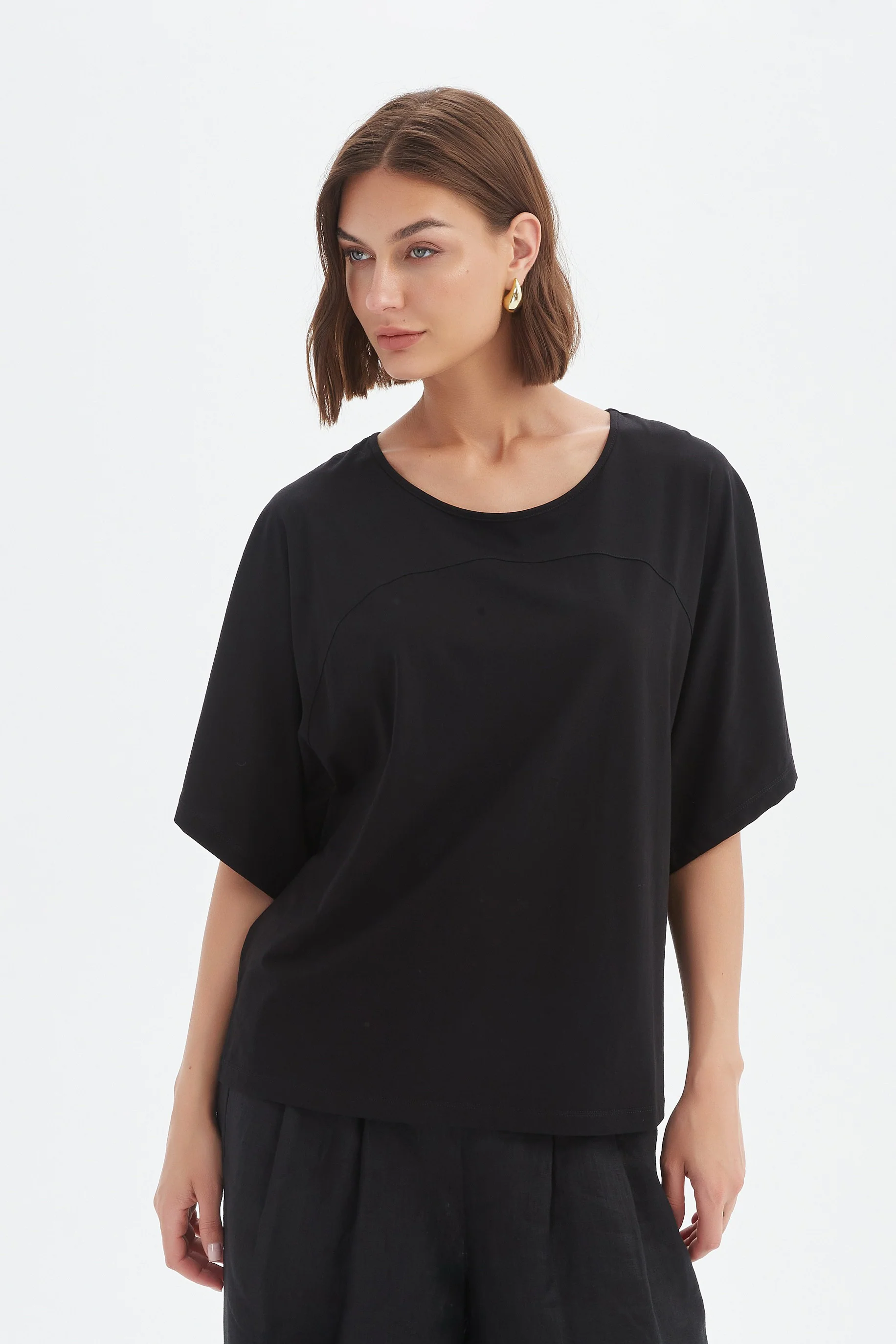 WIDE SLEEVE YOKE TEE - Image 27