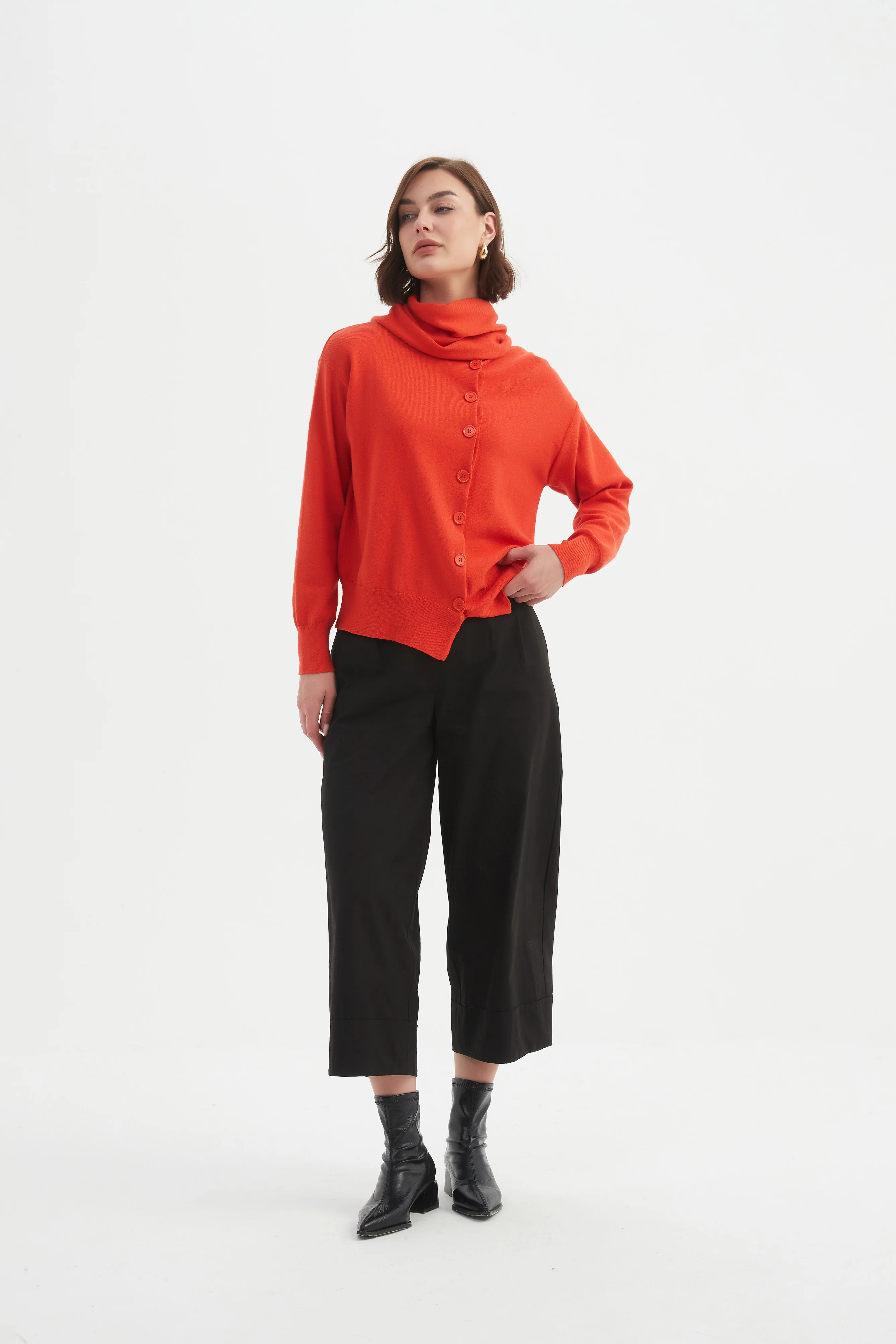 WRAP COLLAR KNIT - Image 10